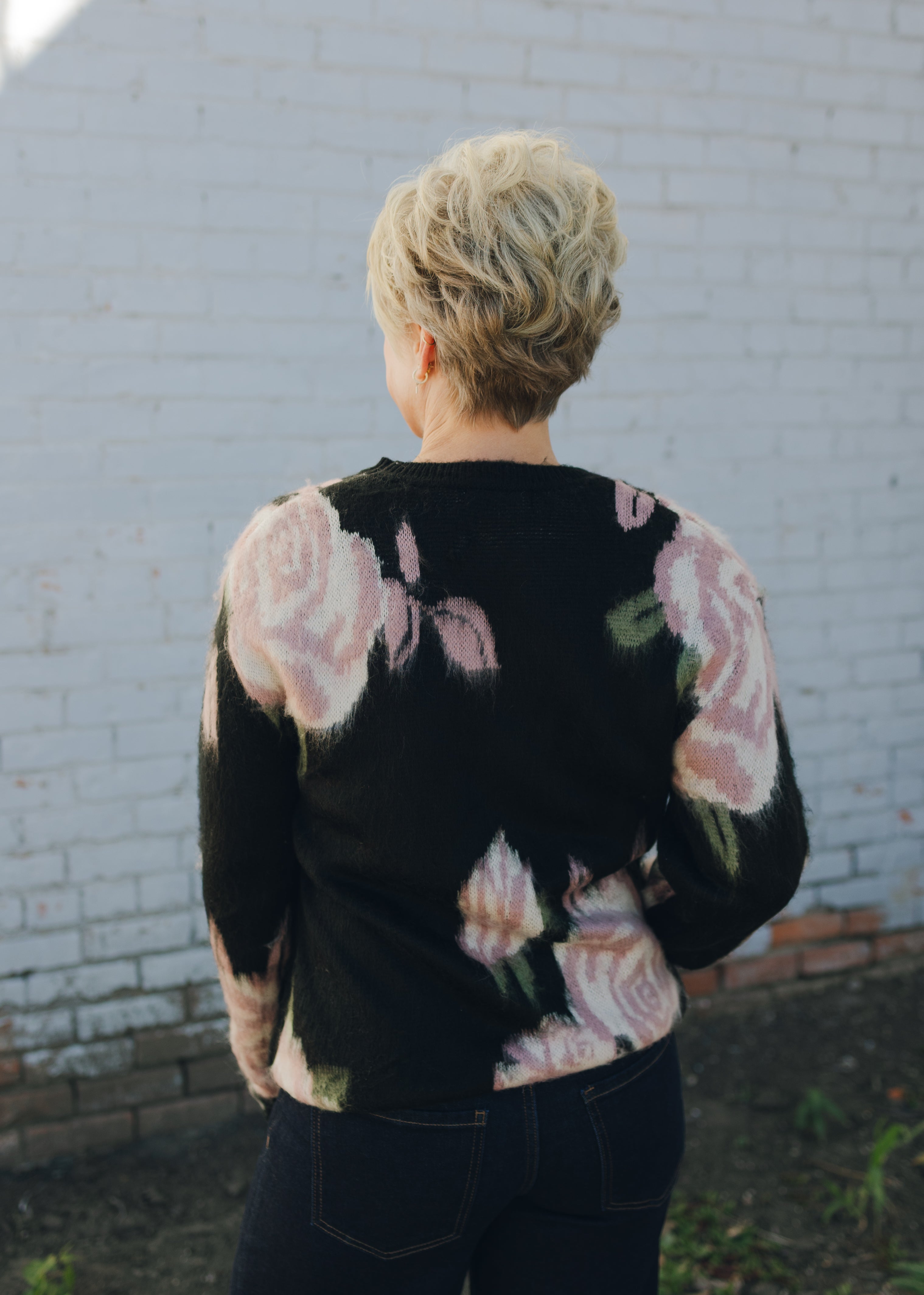 Liverpool Long Sleeve Crew Neck Drop Shoulder Sweater