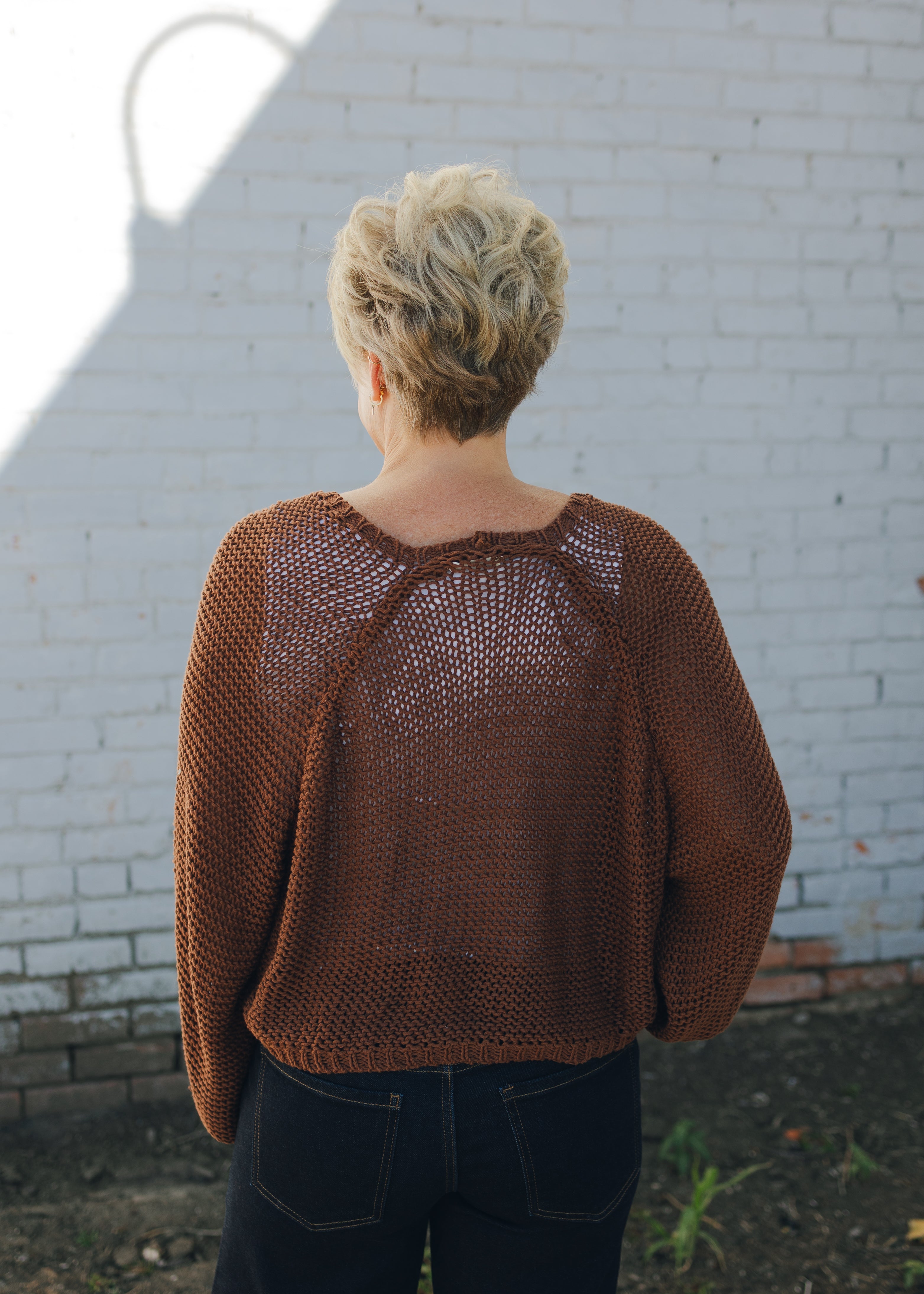 Knit Sweater Open Cardigan