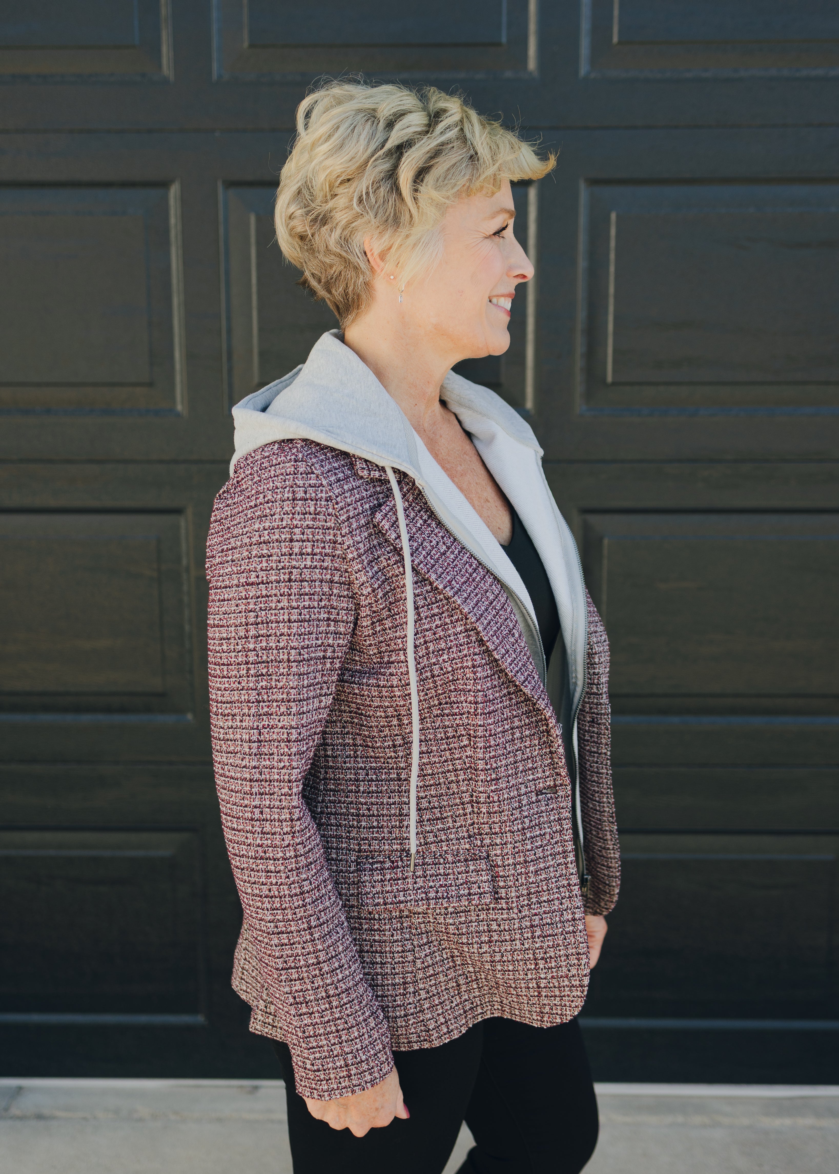 Liverpool Boyfriend Blazer w/ Removeable Hood