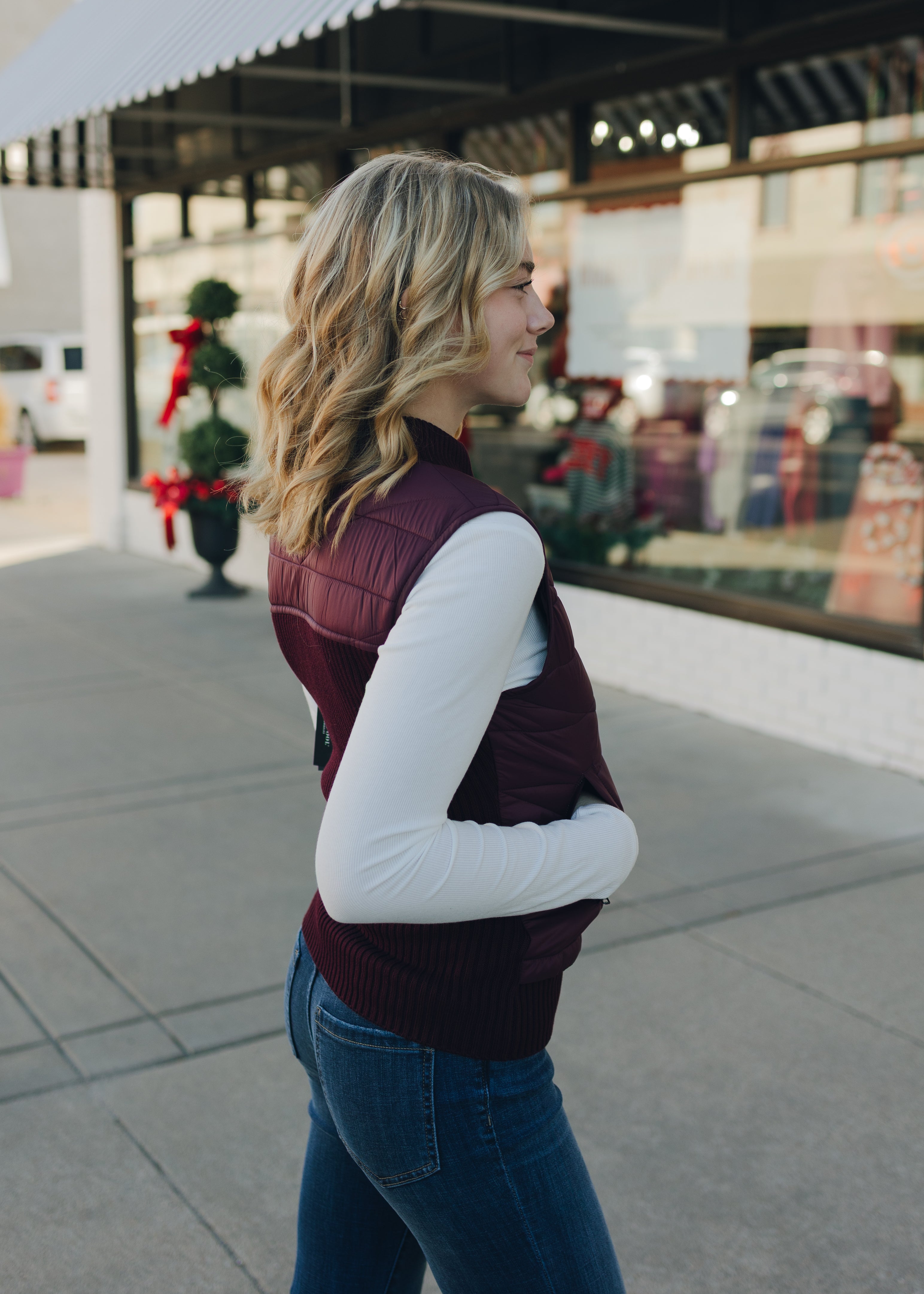 Liverpool Sleeveless Quilted Vest