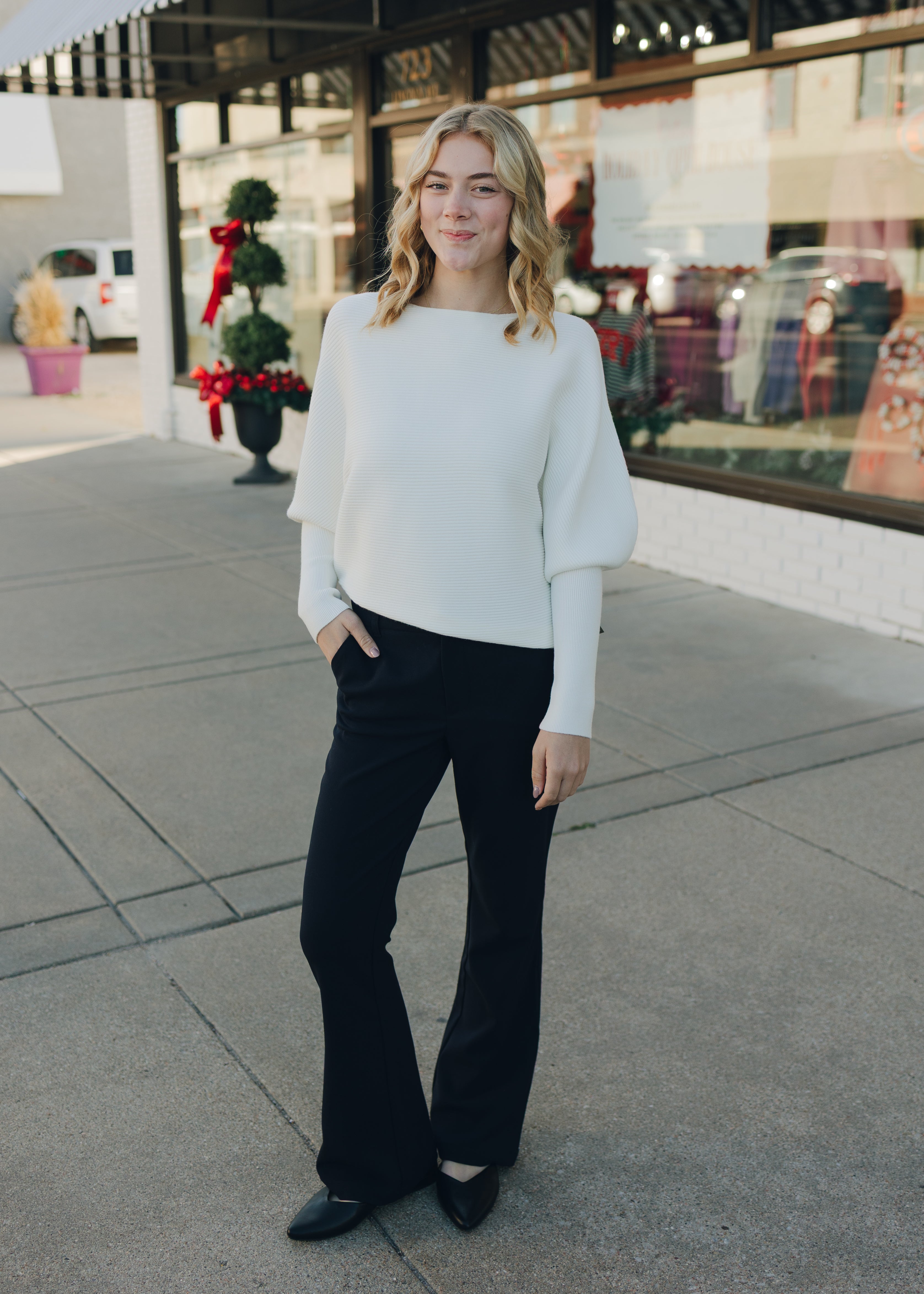 KUT Stella High Rise Flare Trouser