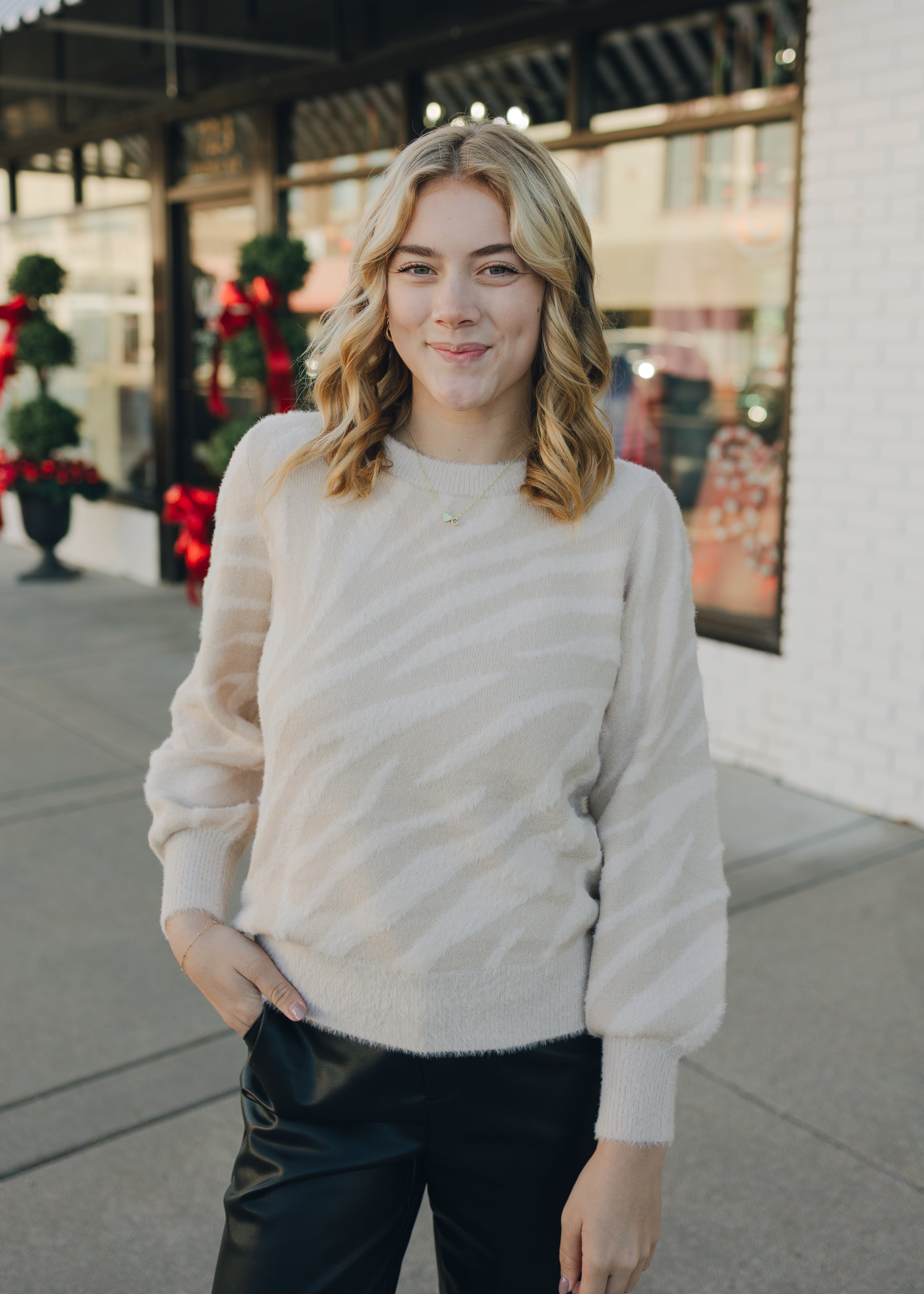 Tribal L/S Crew Neck Sweater