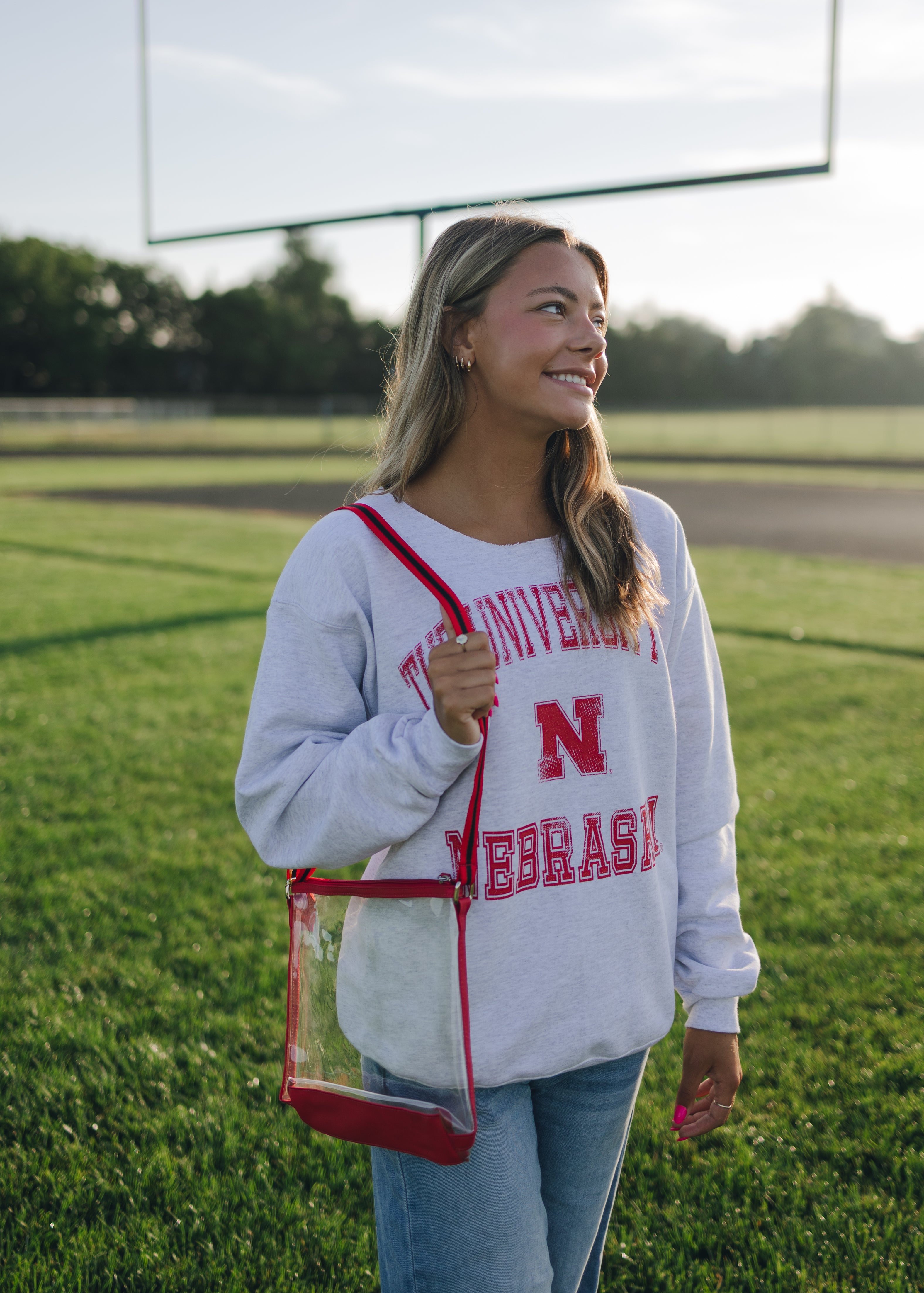 Nebraska Huskers Vintage Flashdance Sweatshirt