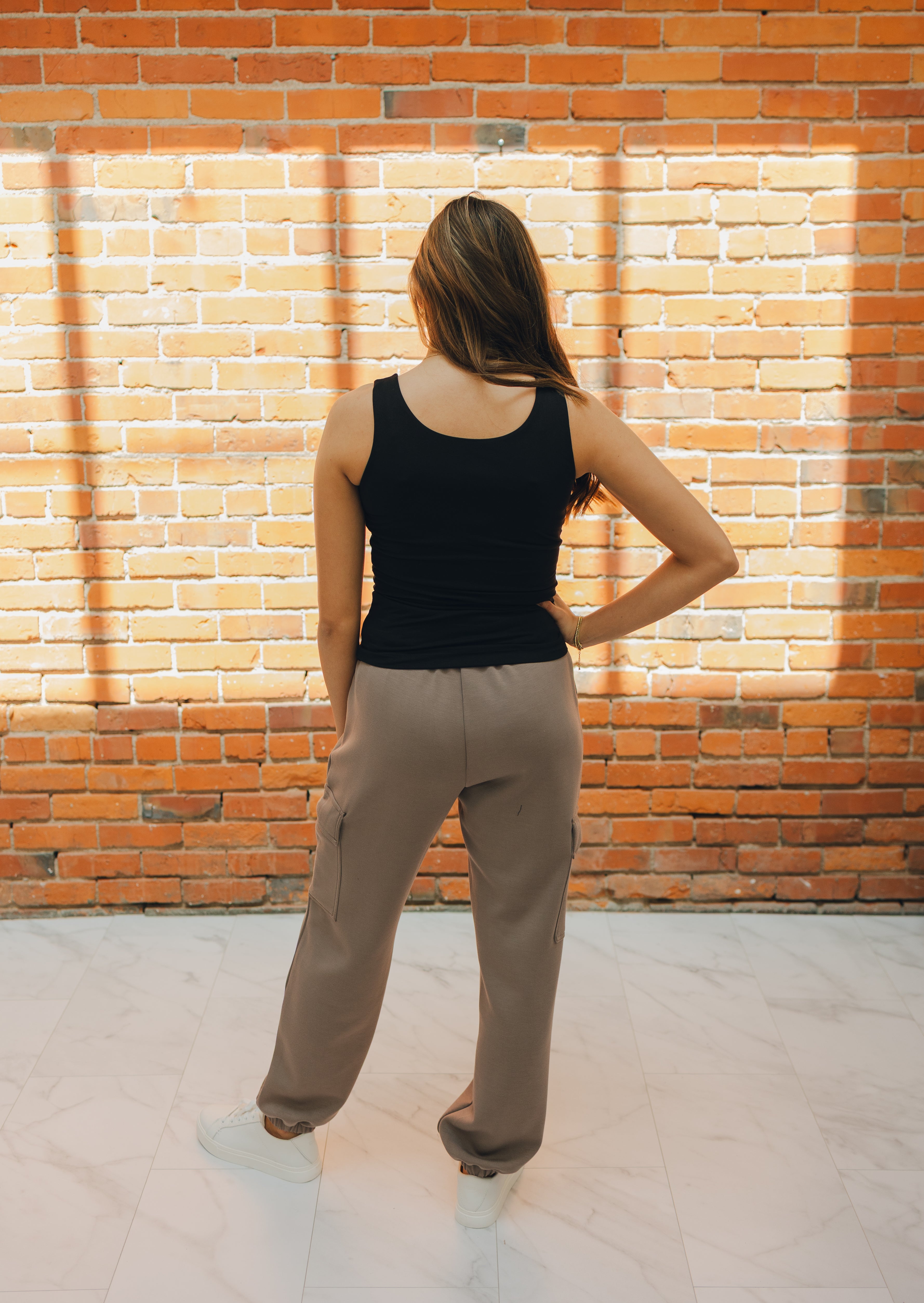 Scuba Cargo Jogger Pants - Mocha