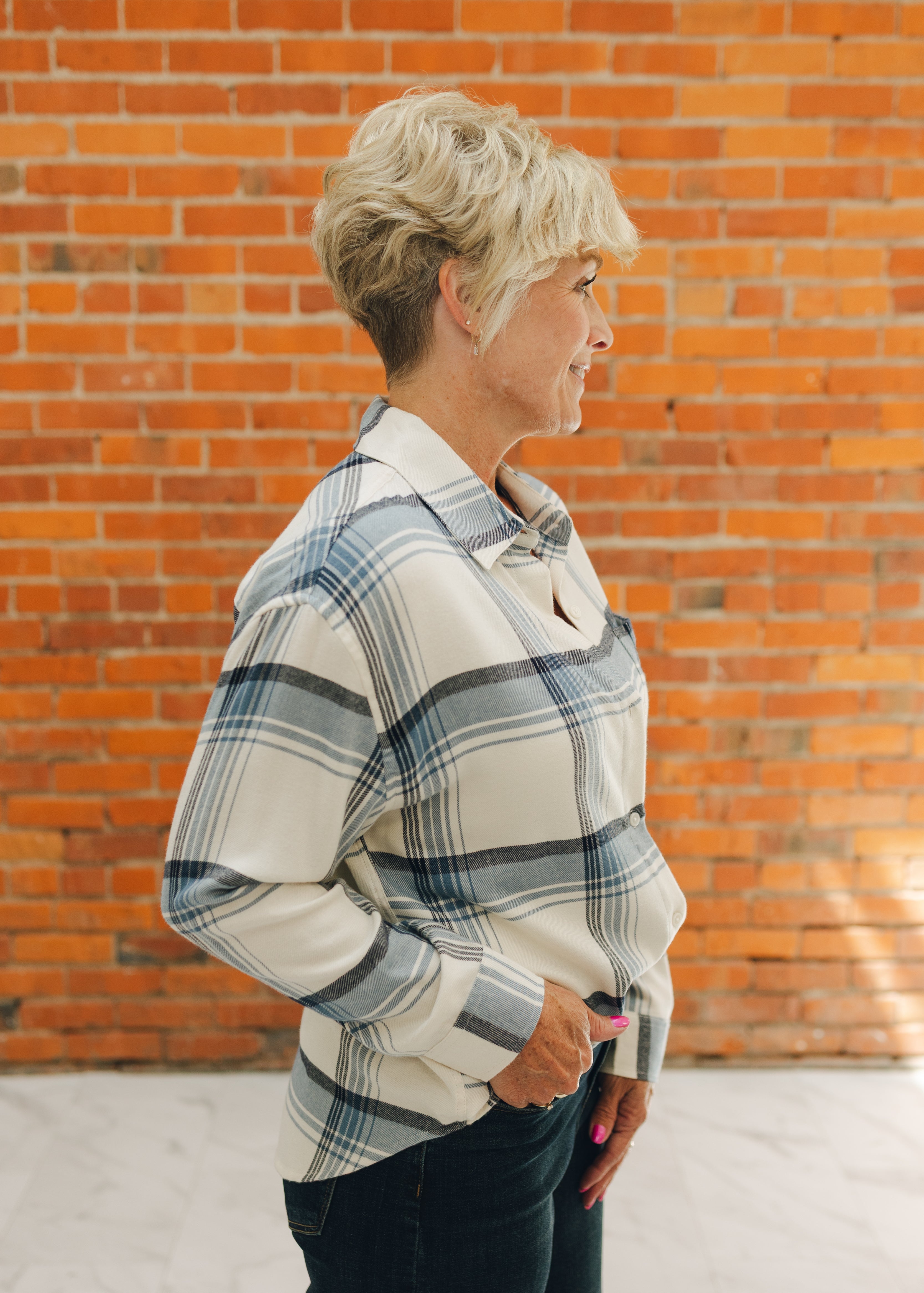 Z Supply River Plaid Button Up