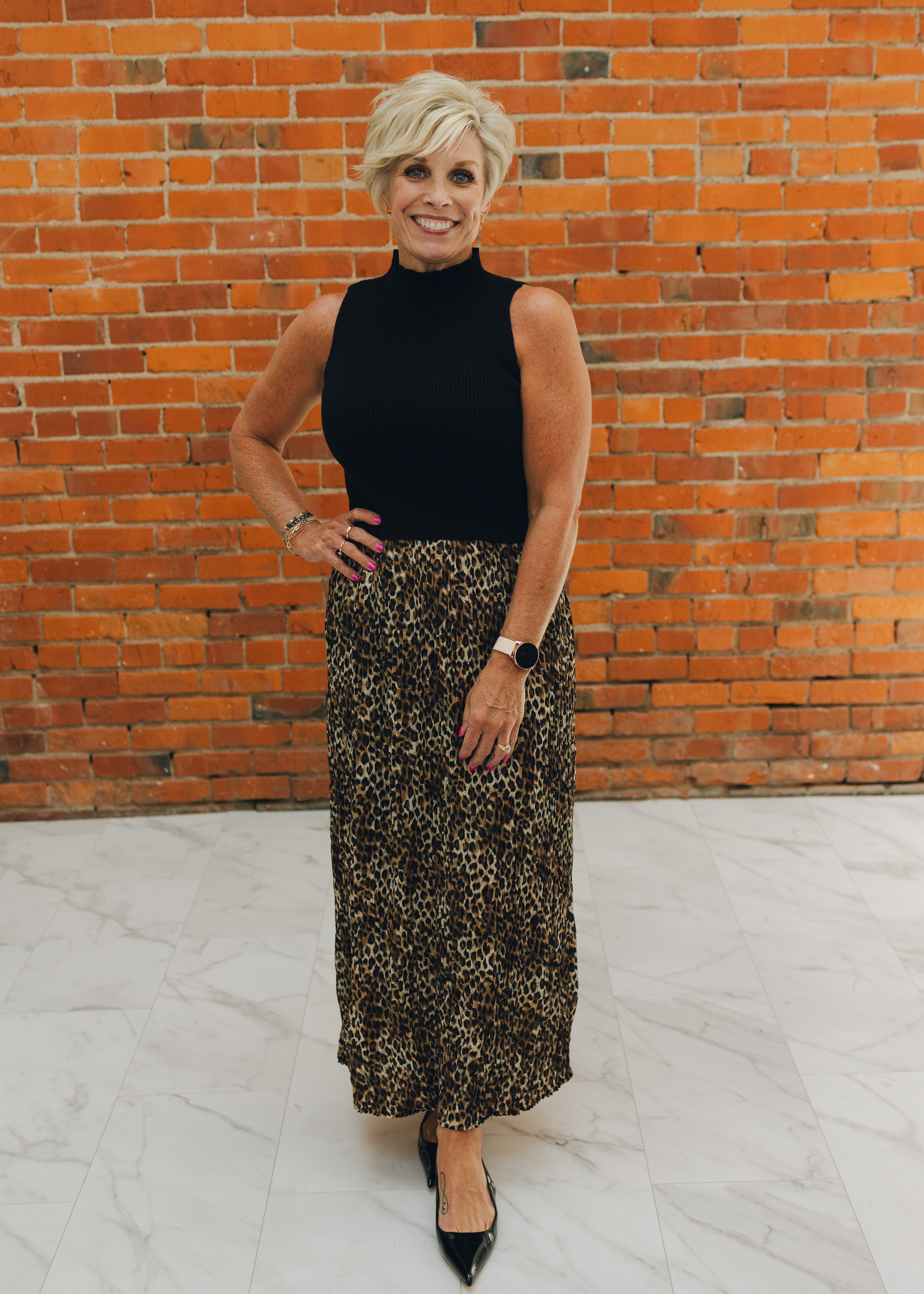 Tribal Sleeveless Maxi Dress