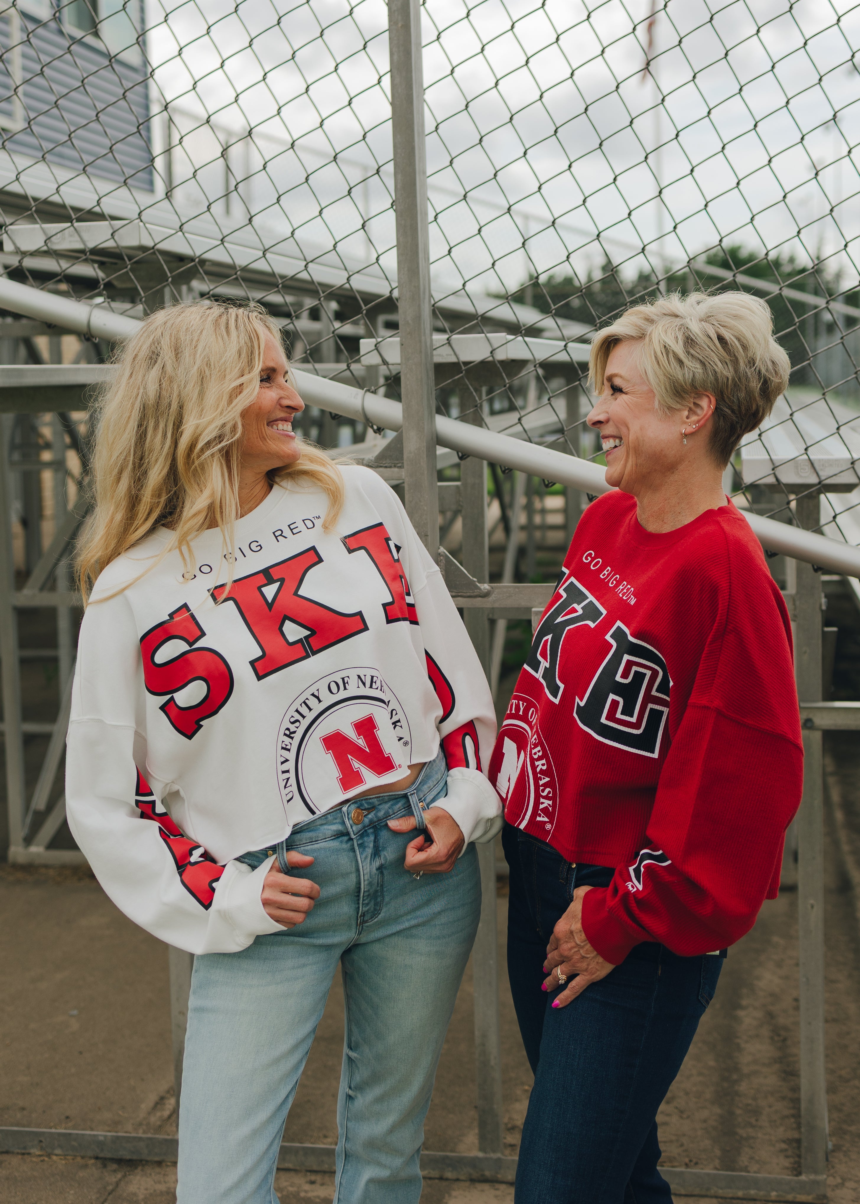 Nebraska Phipps Split Crop Shirt