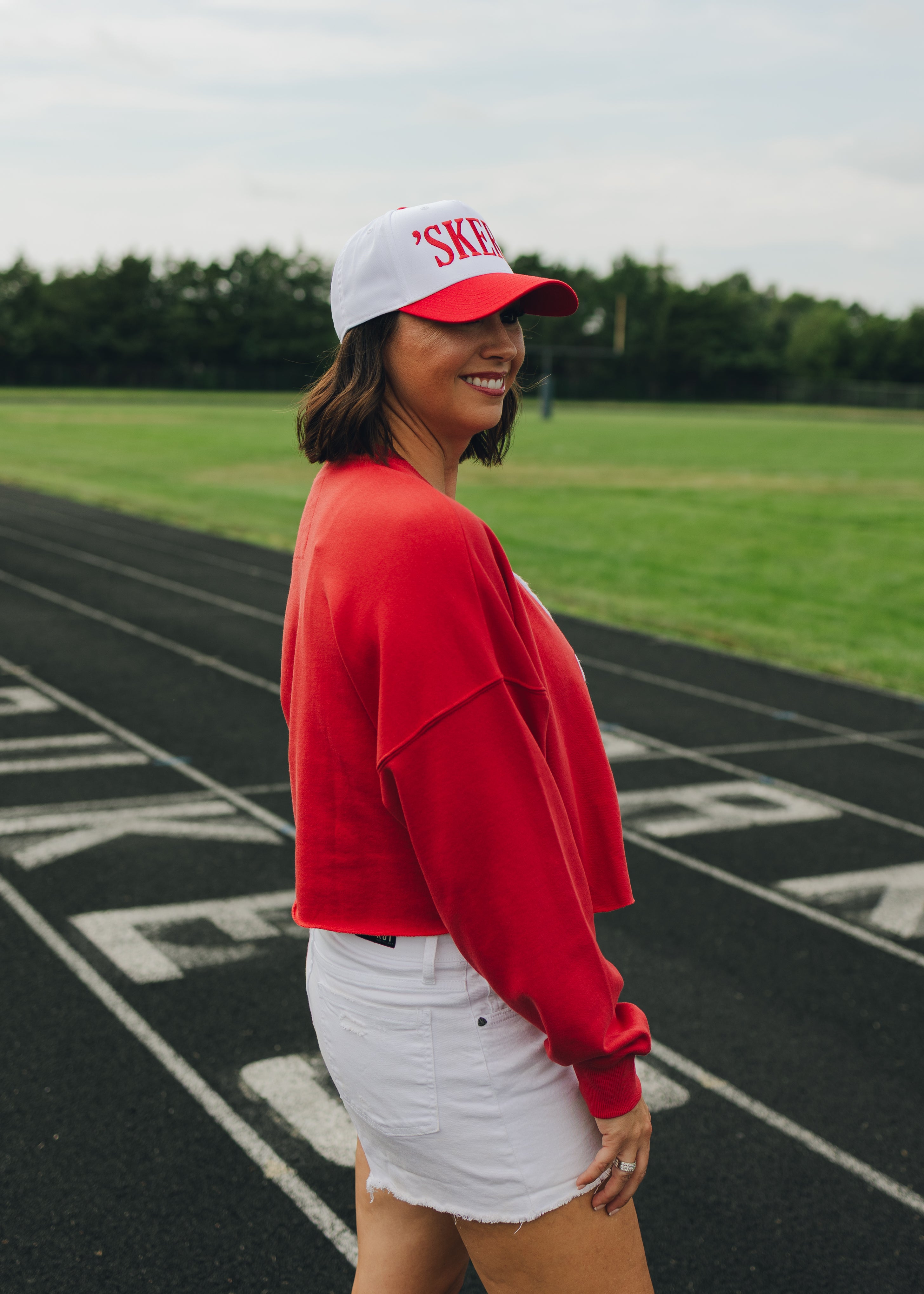 Nebraska Perkin Crop LS Top