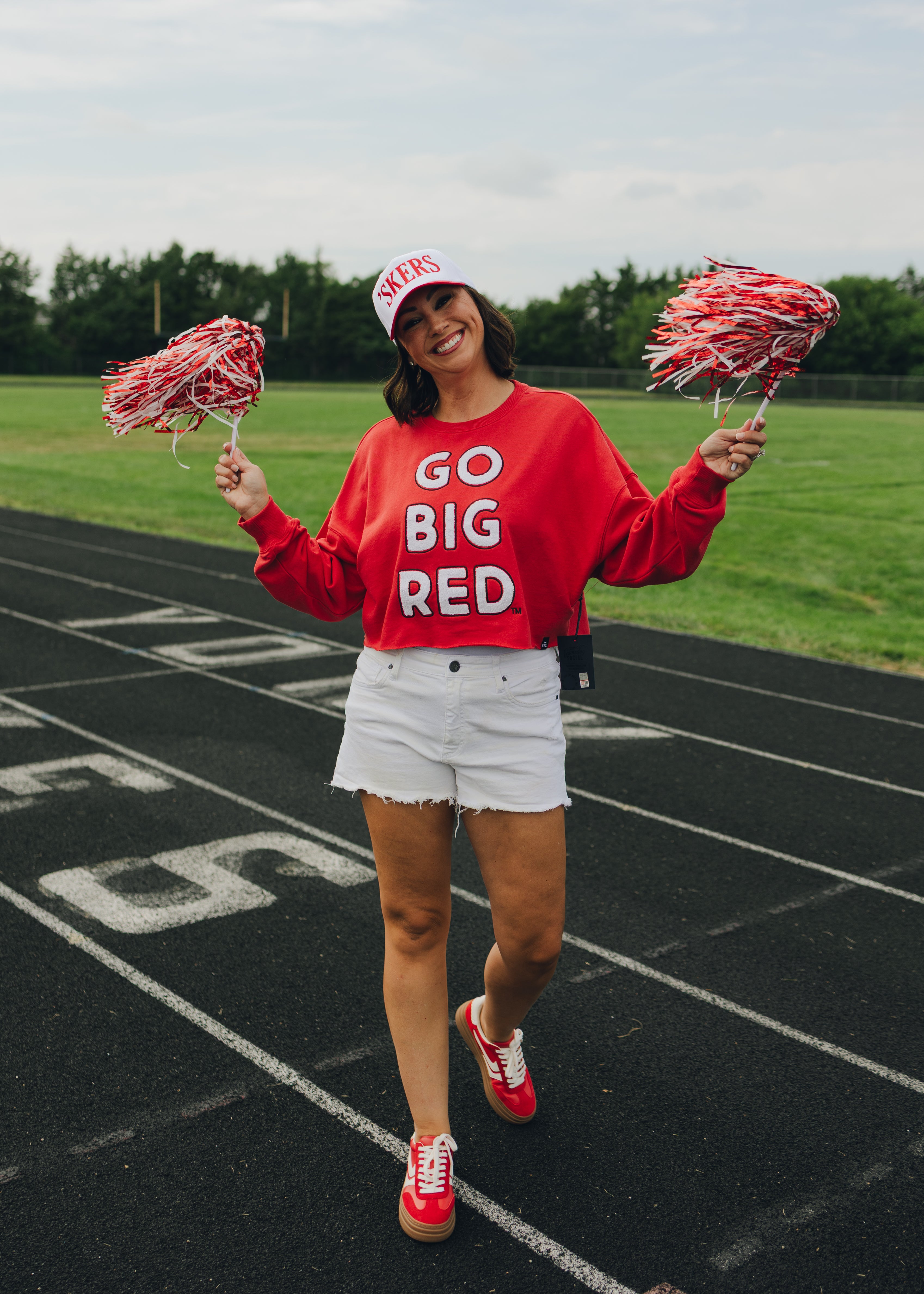 Nebraska Perkin Crop LS Top
