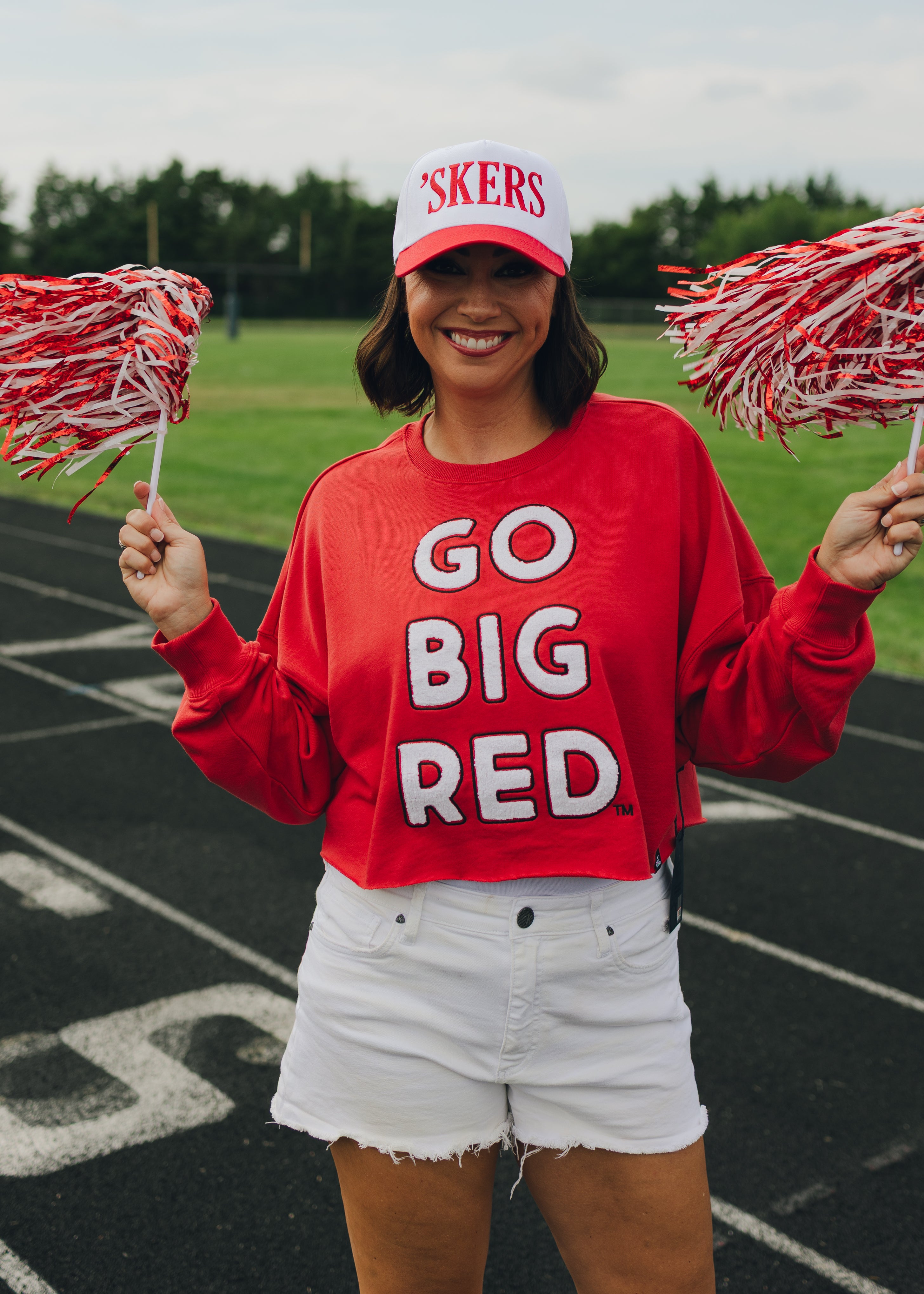 Nebraska Perkin Crop LS Top