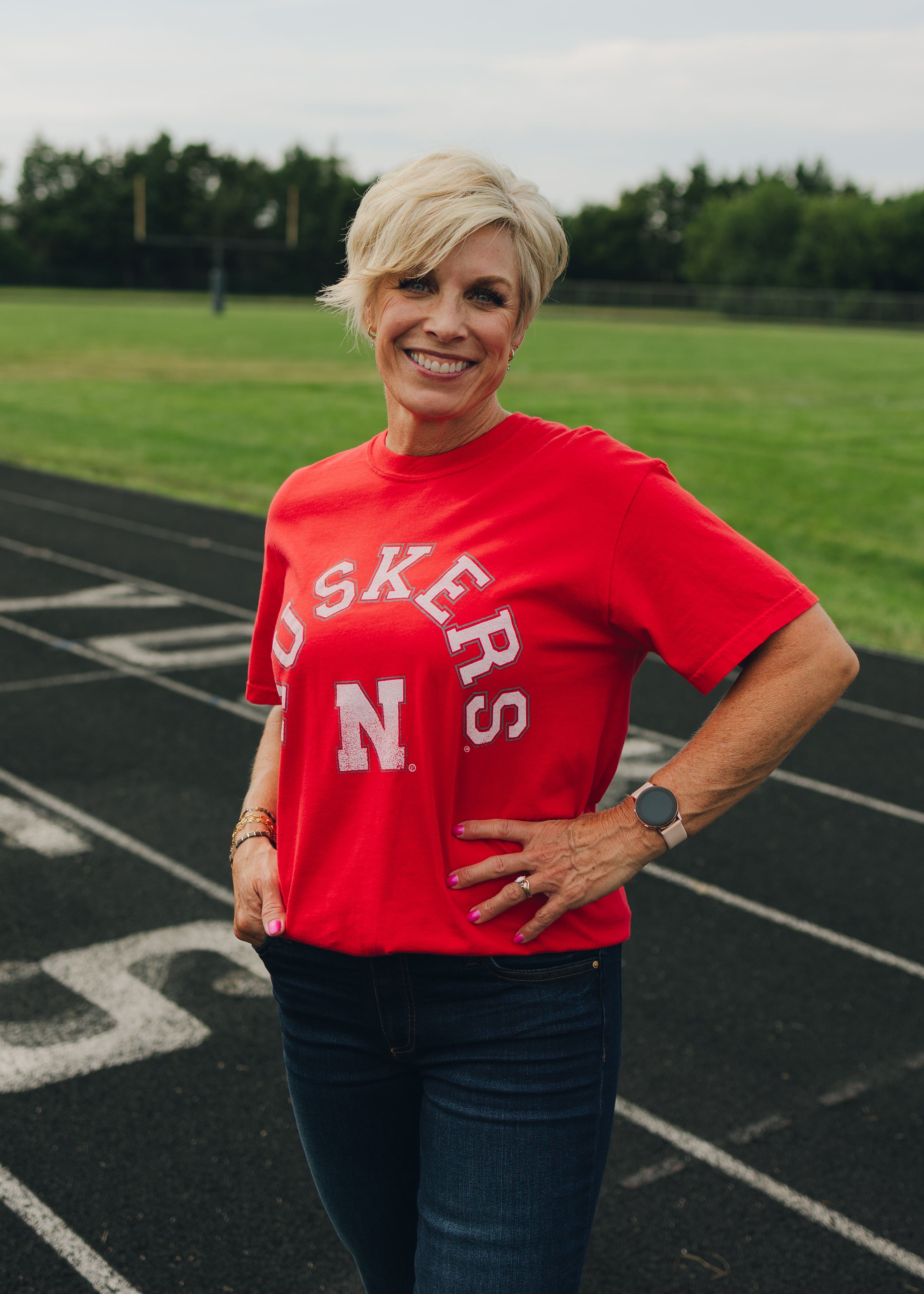Nebraska Huskers Megan Arch Graphic