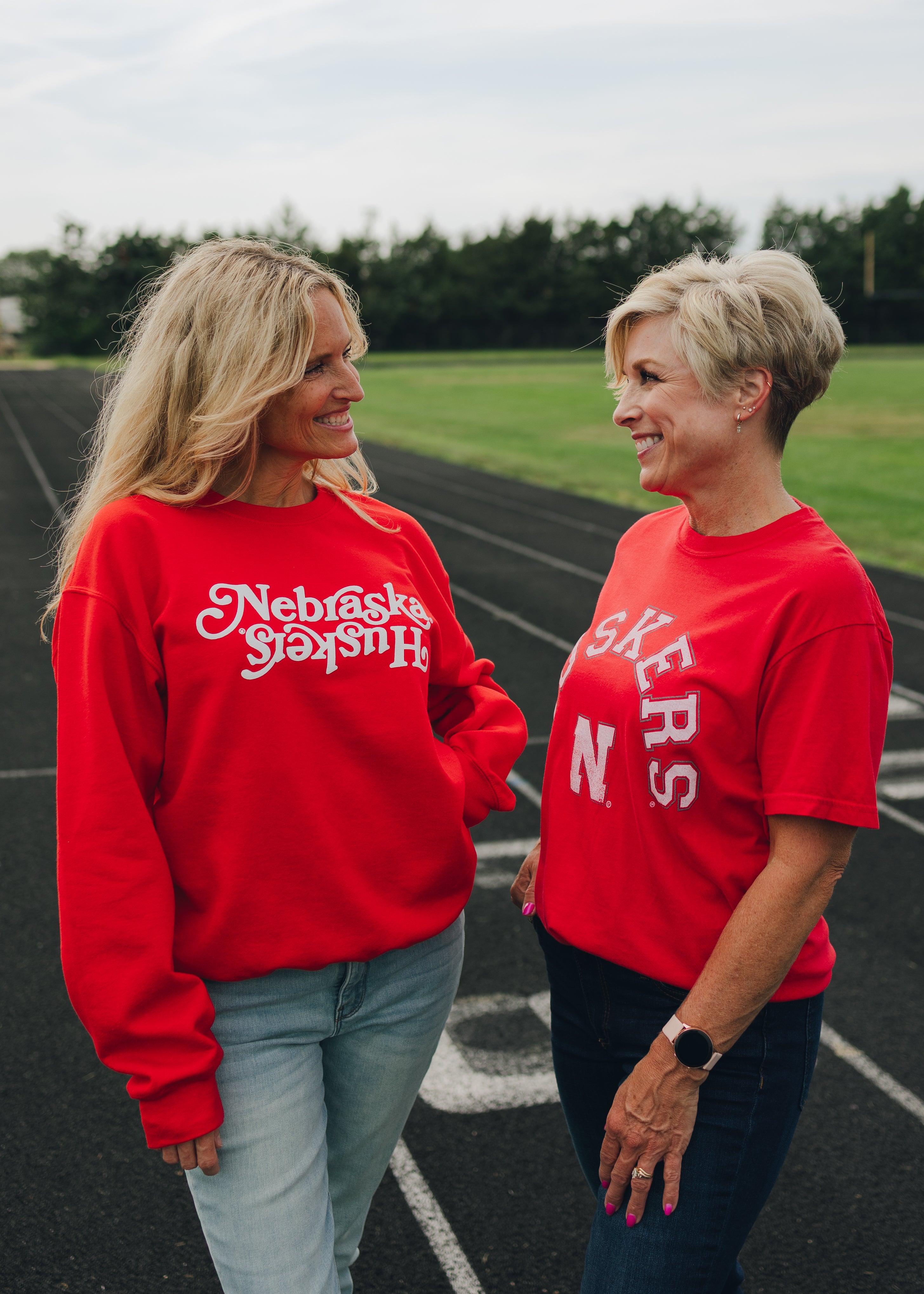 Nebraska Huskers Puff Crewneck
