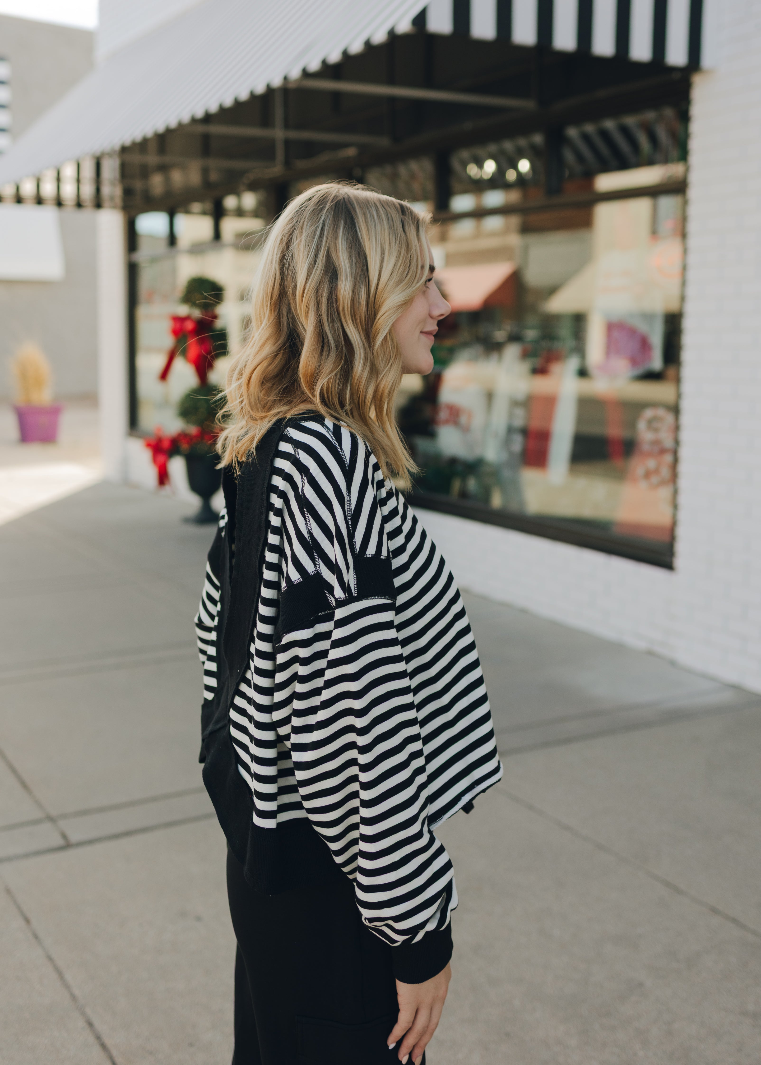 Open Back Long Sleeve Top