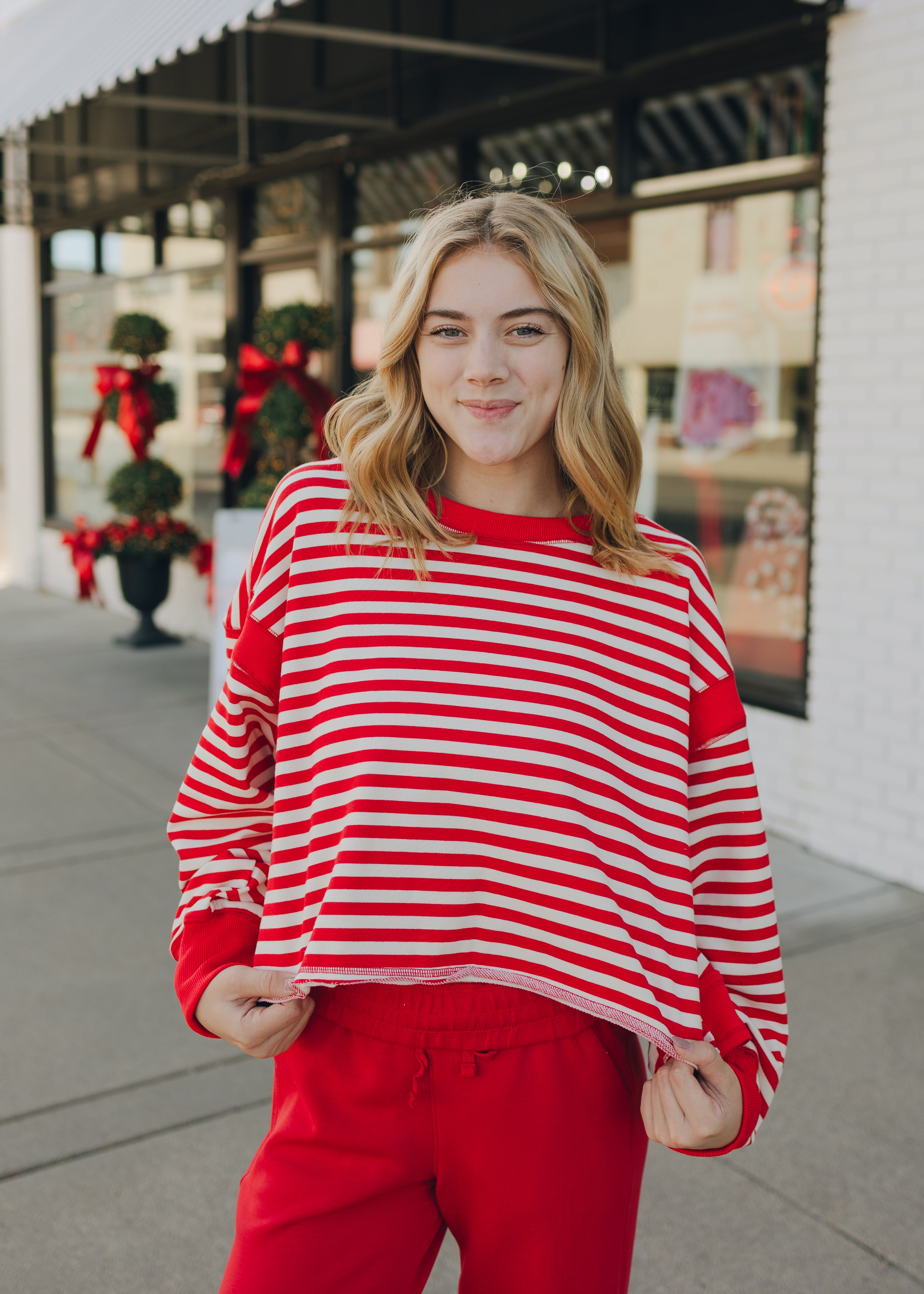 Open Back Long Sleeve Top