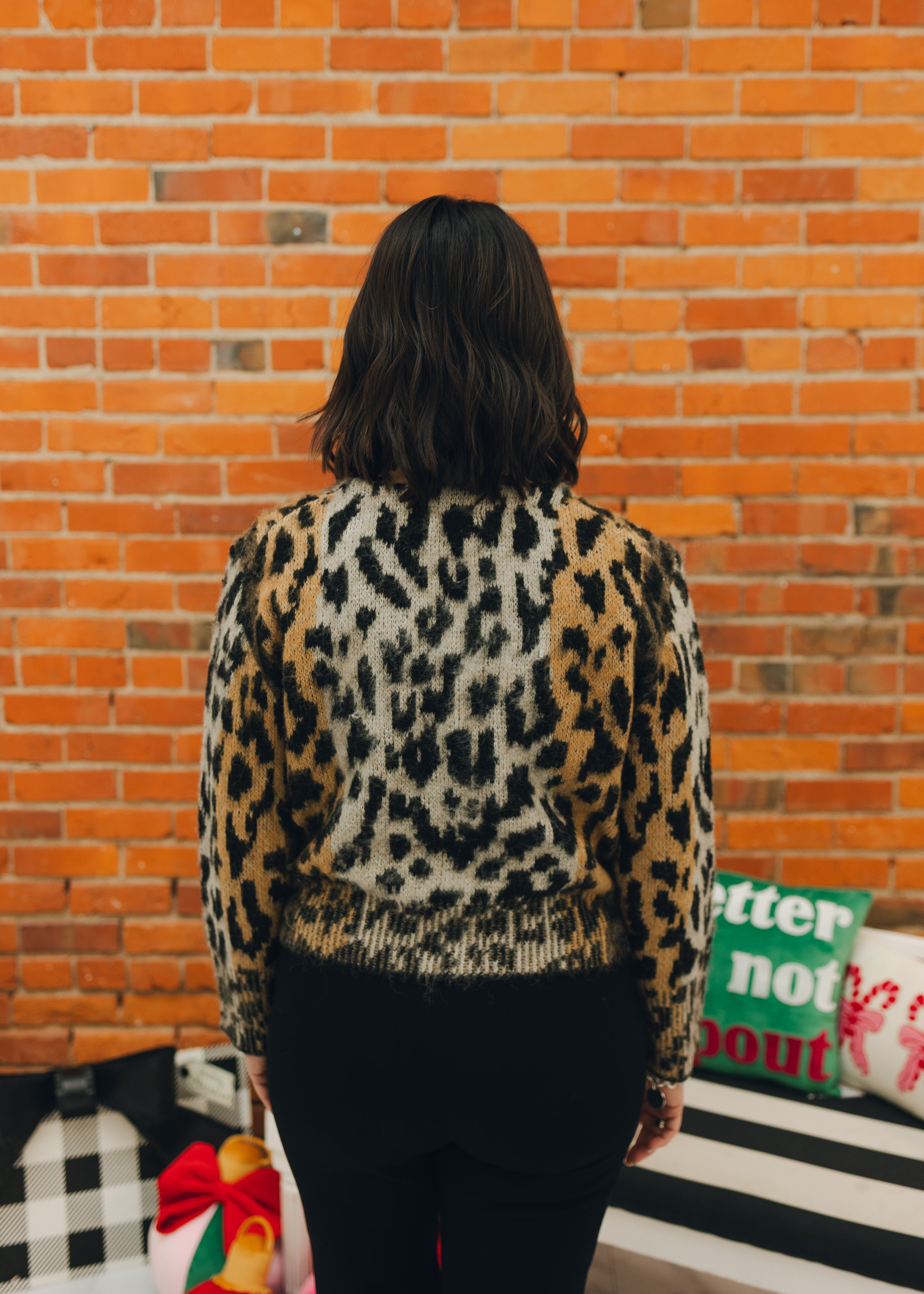 Cheetah Sweater Cardigan