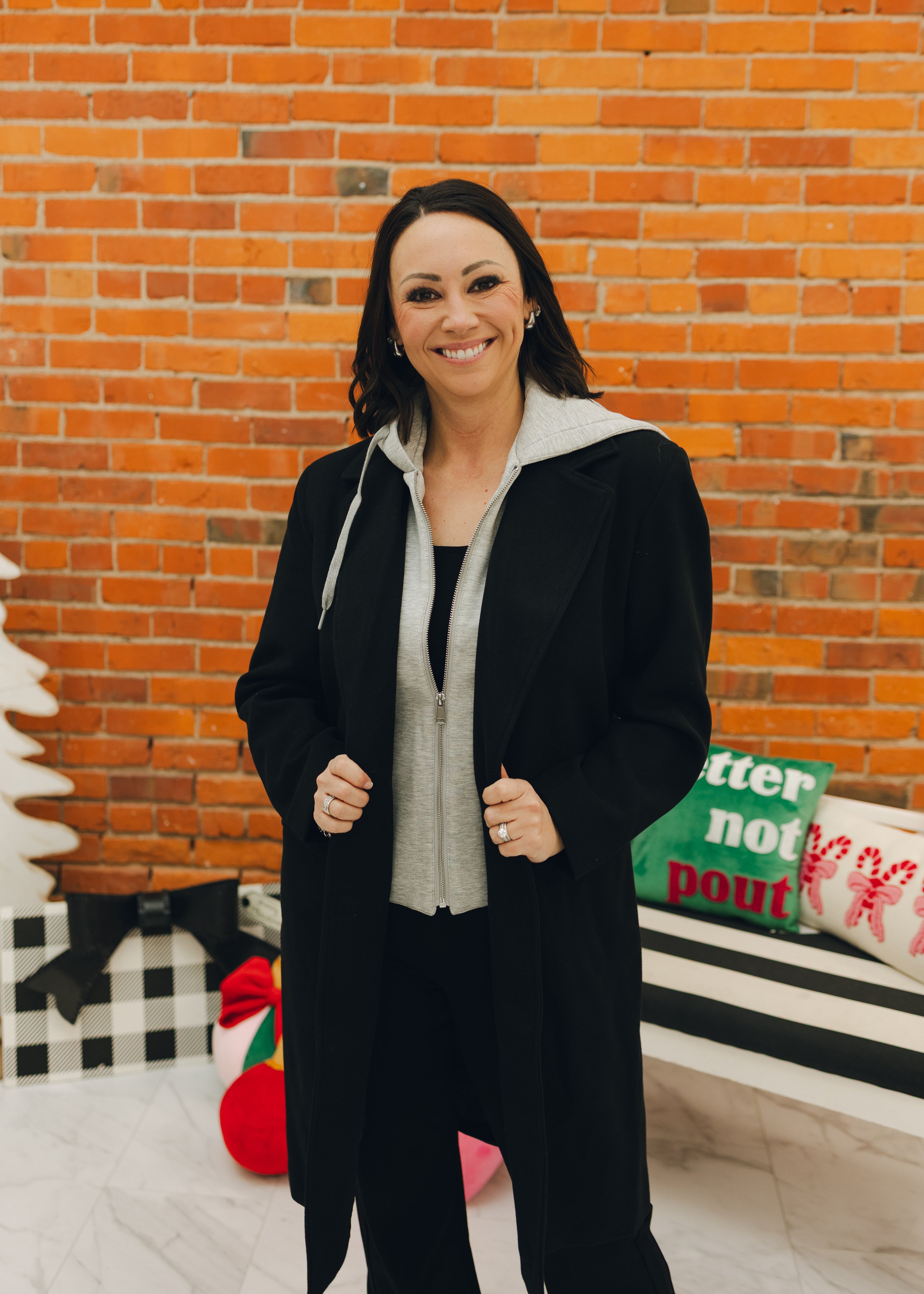 Tribal Car Coat w/ Fooler Hoodie