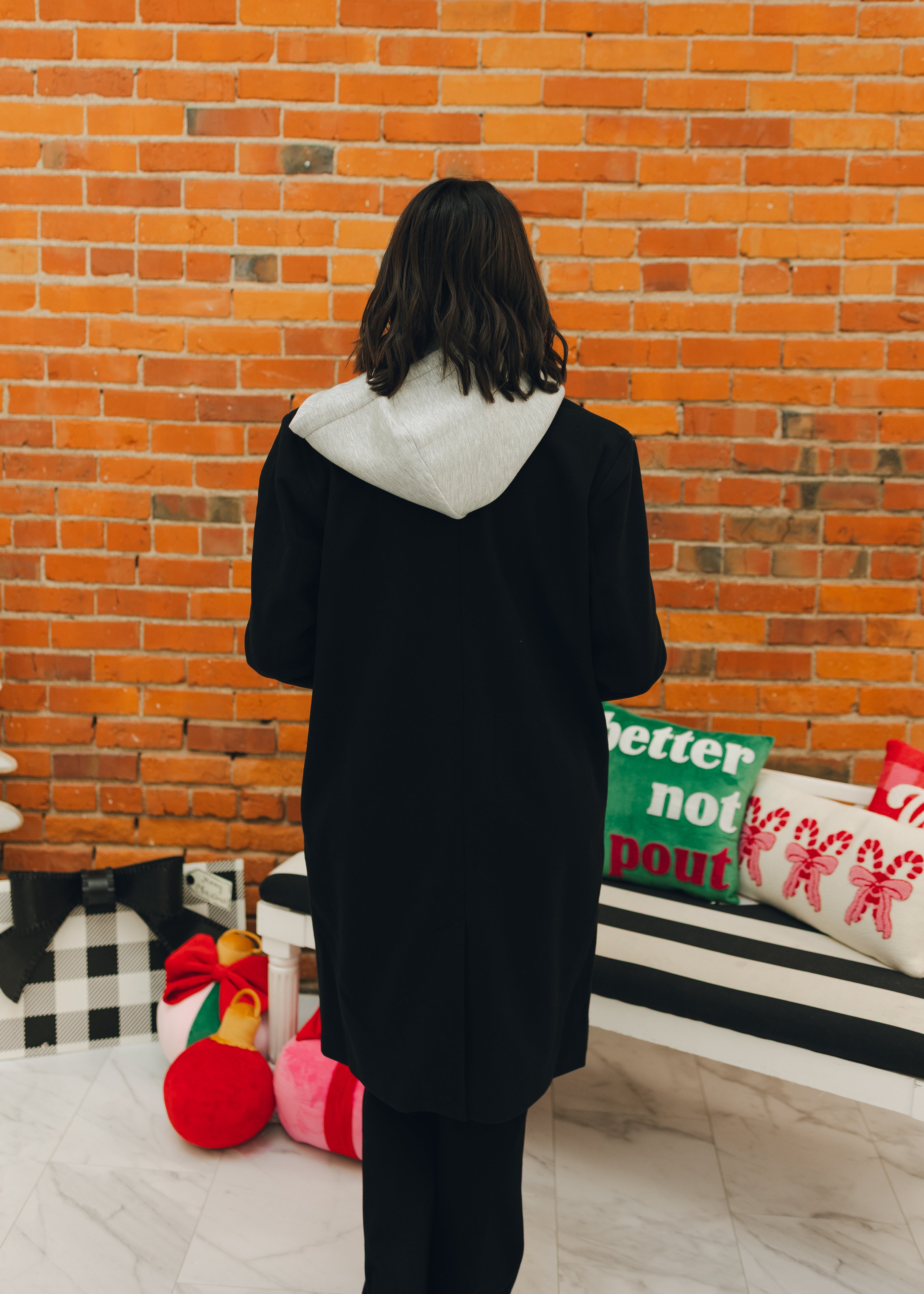 Tribal Car Coat w/ Fooler Hoodie