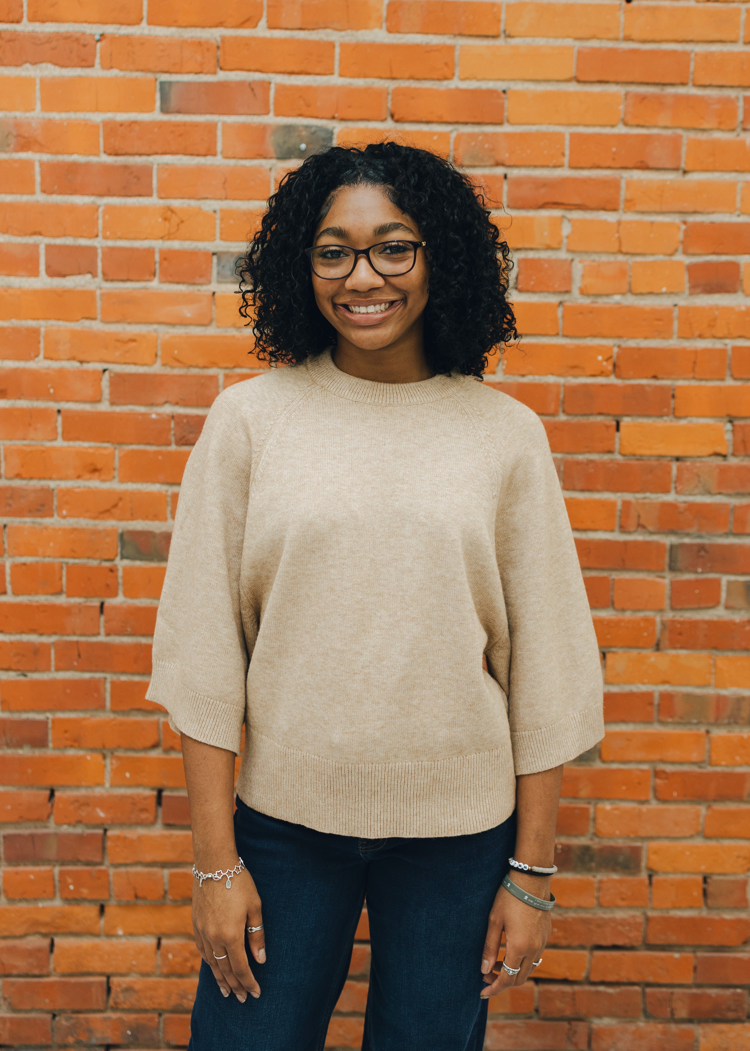 Drop Shoulder Comfy Sweater - Oatmeal