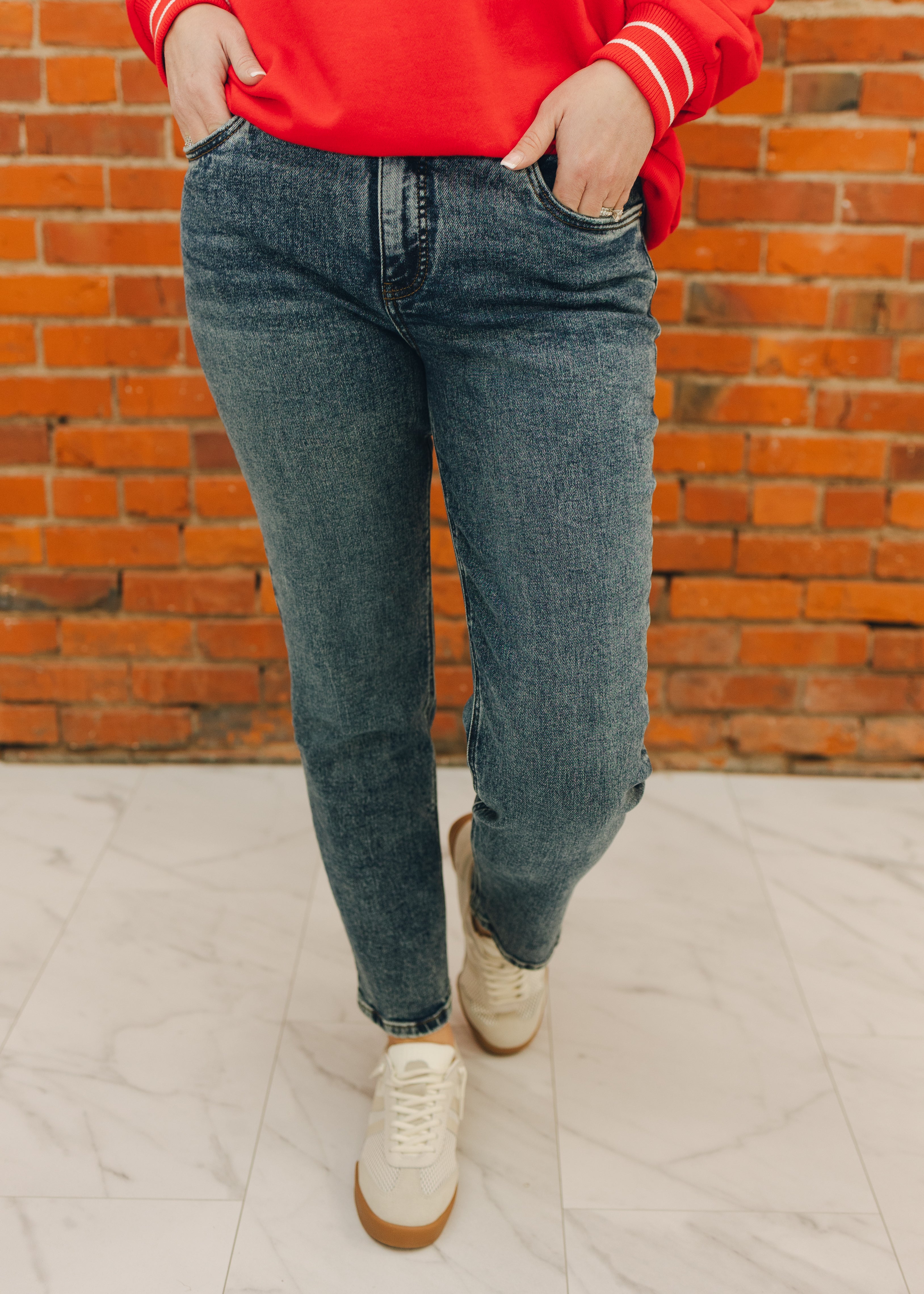 KUT HR Fab Ab Mom Jean - Radiant