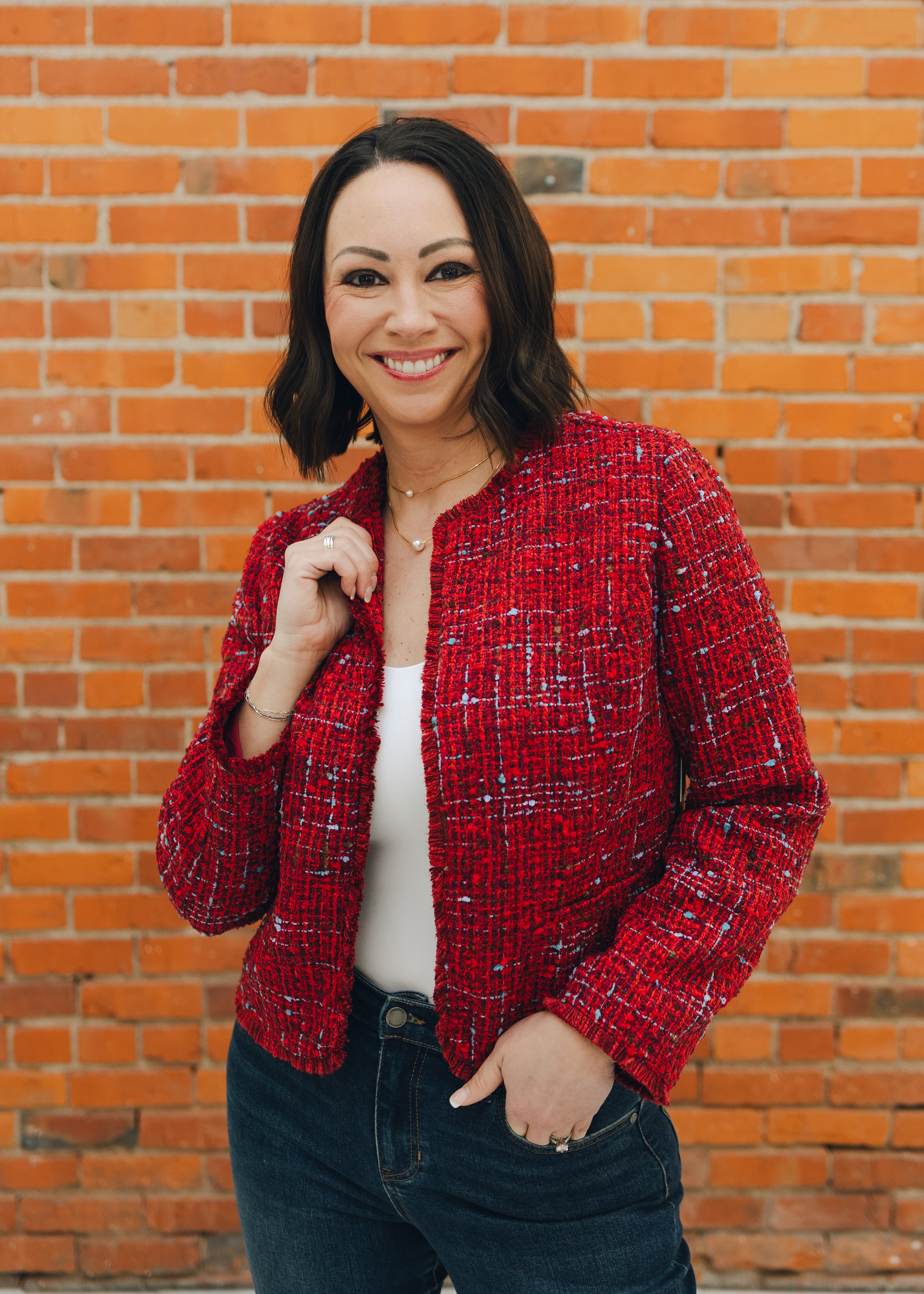 Liverpool Collarless Jacket