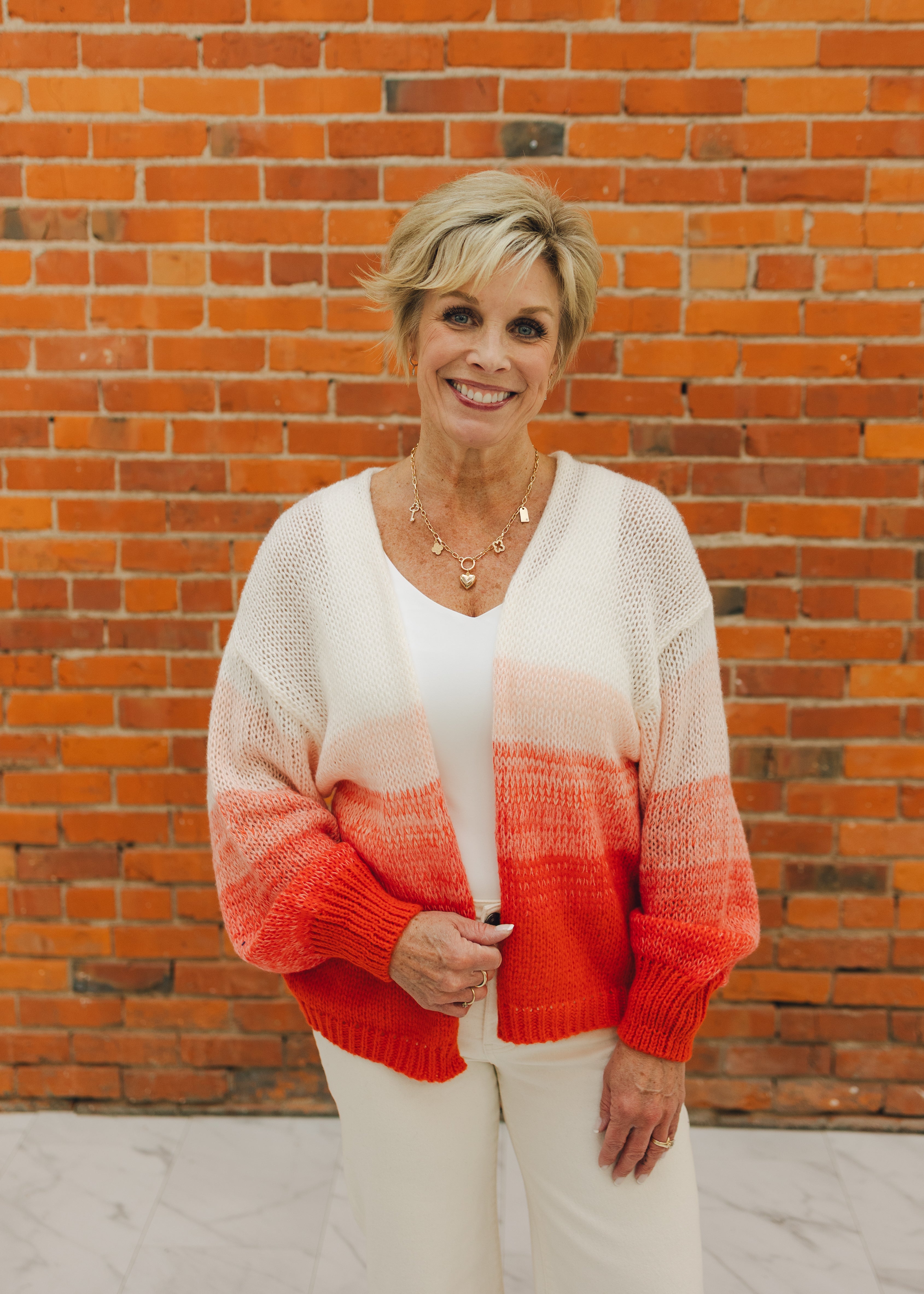 Elan Loose Knit Sweater Cardigan