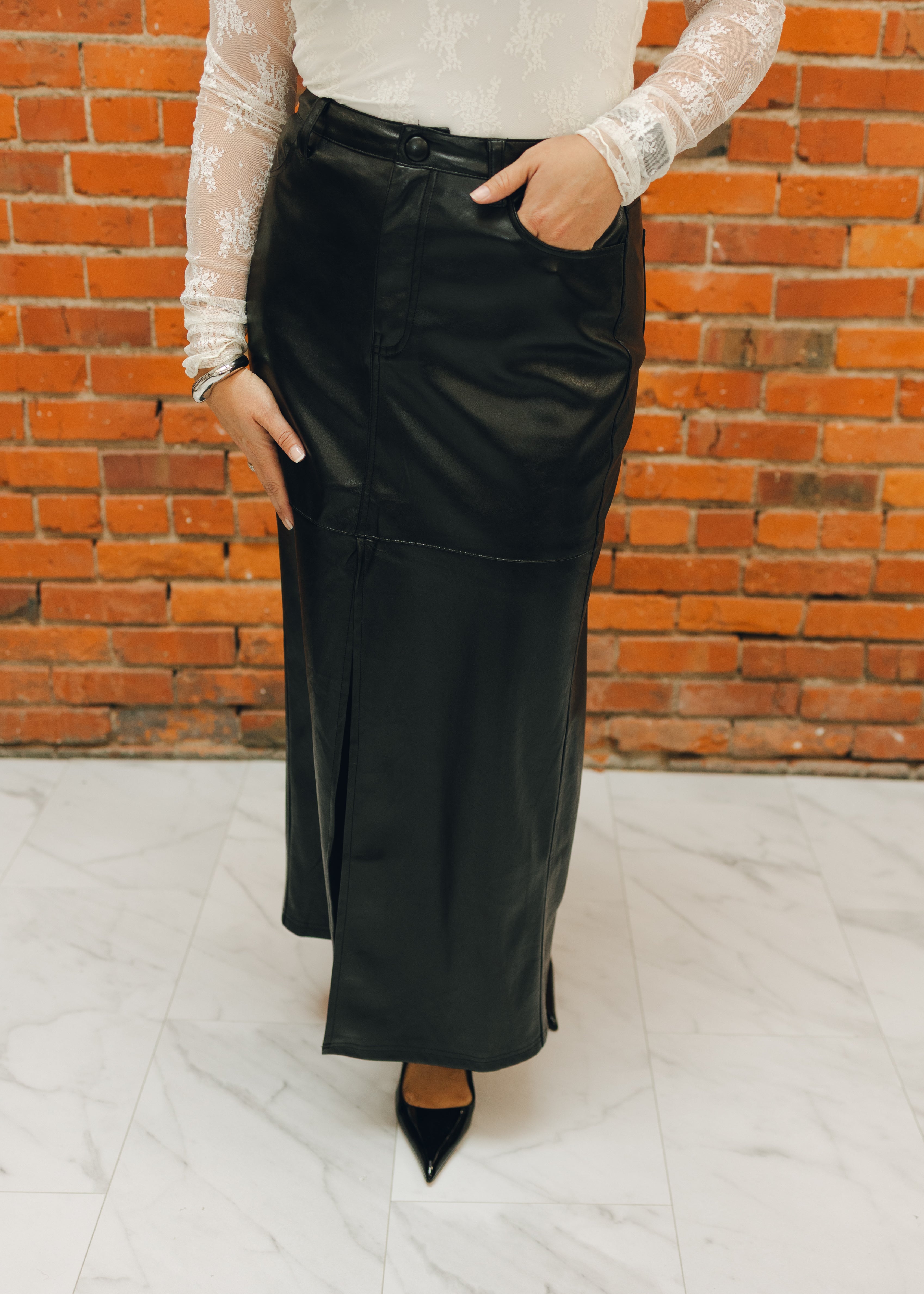 Skirt Midi Front Slit
