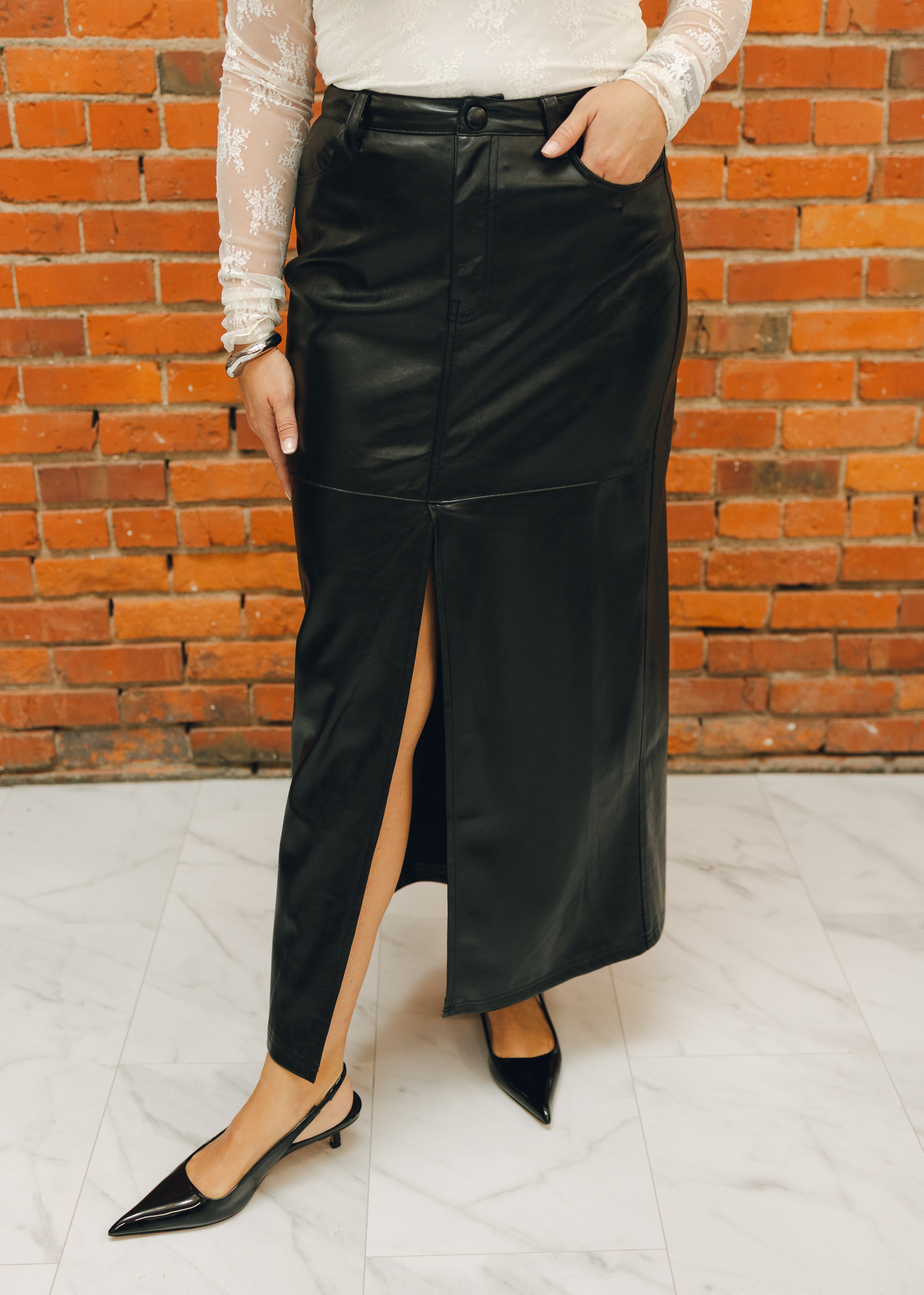 Skirt Midi Front Slit