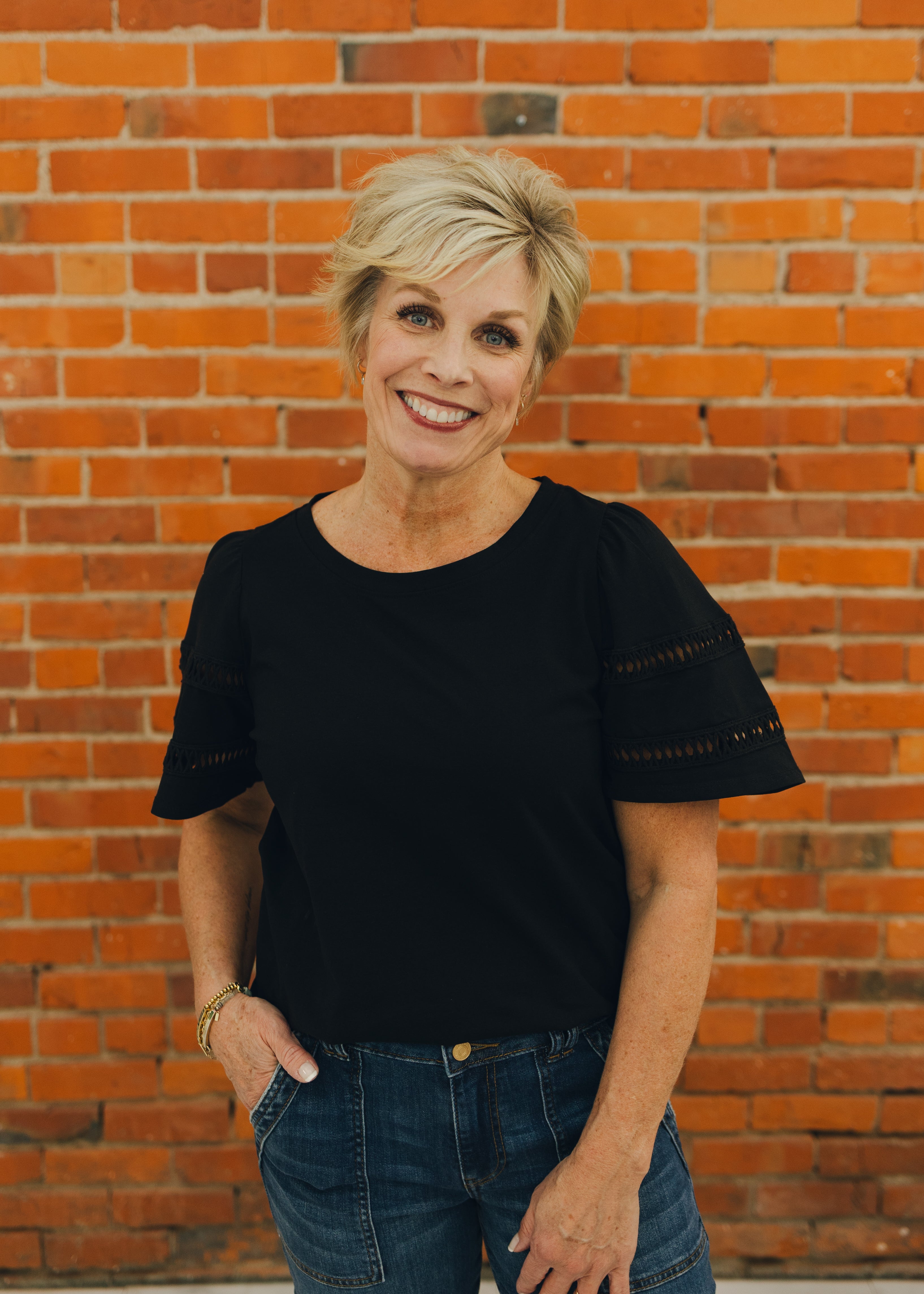 Tribal Flutter Sleeve Top