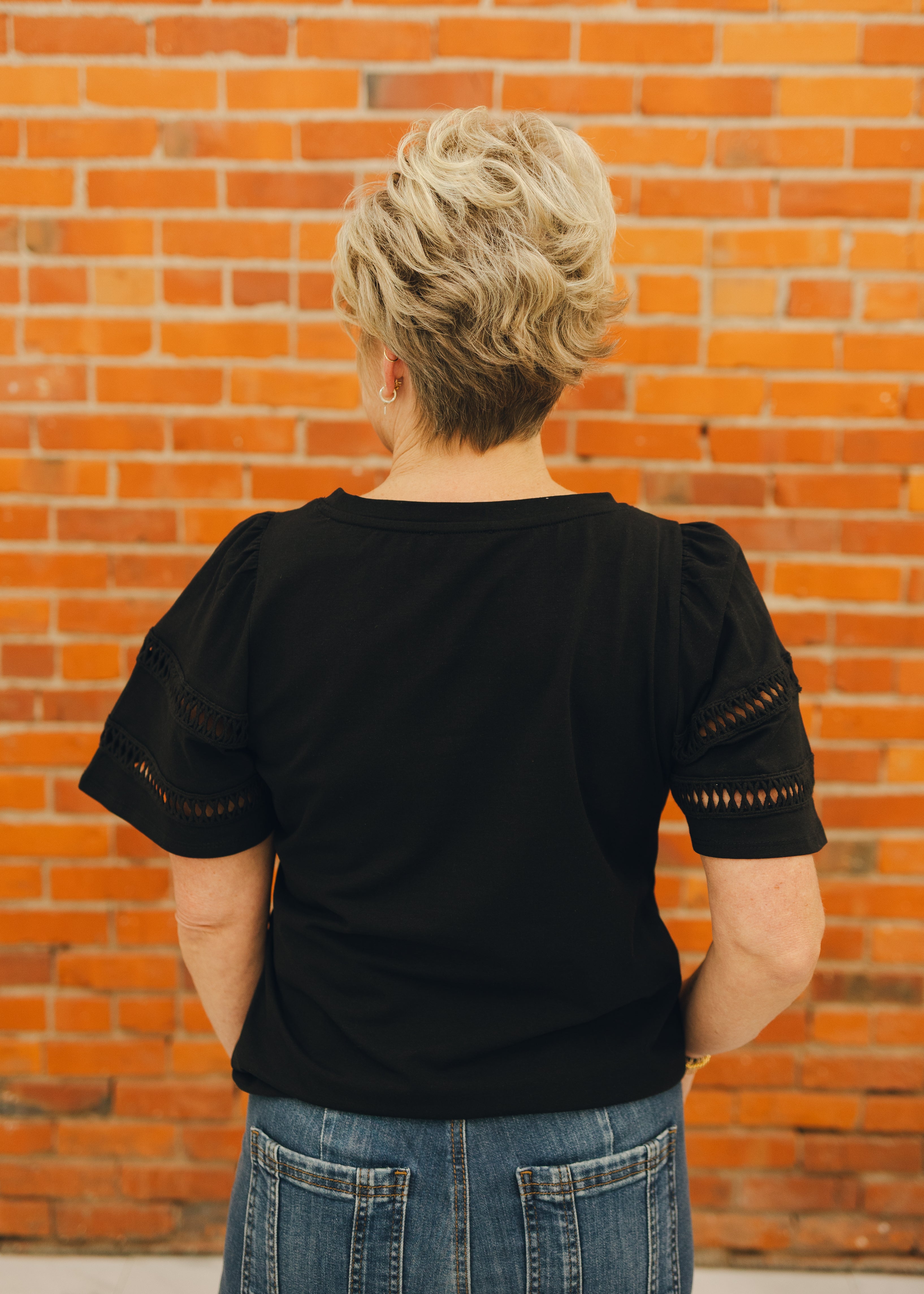 Tribal Flutter Sleeve Top