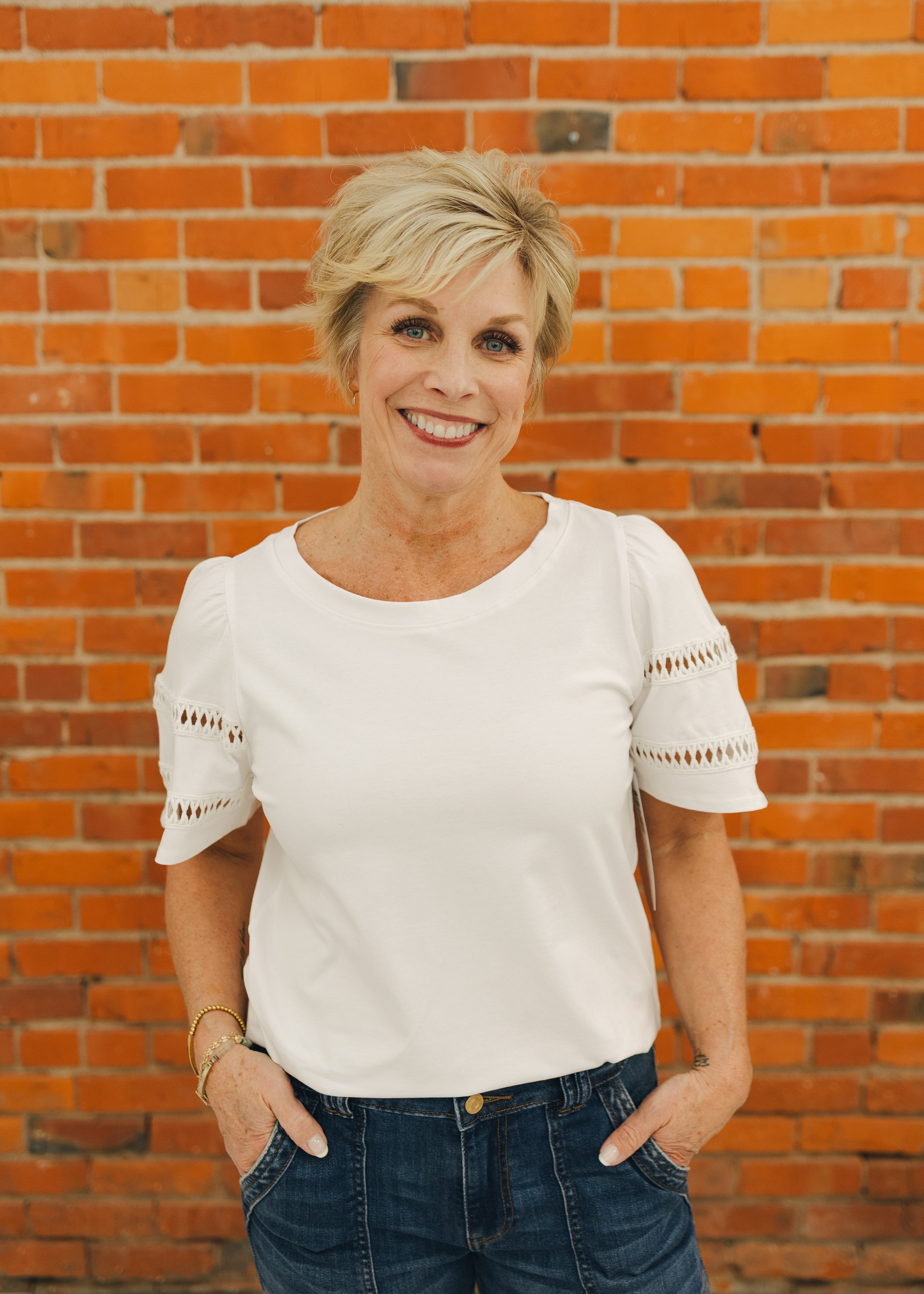 Tribal Flutter Sleeve Top