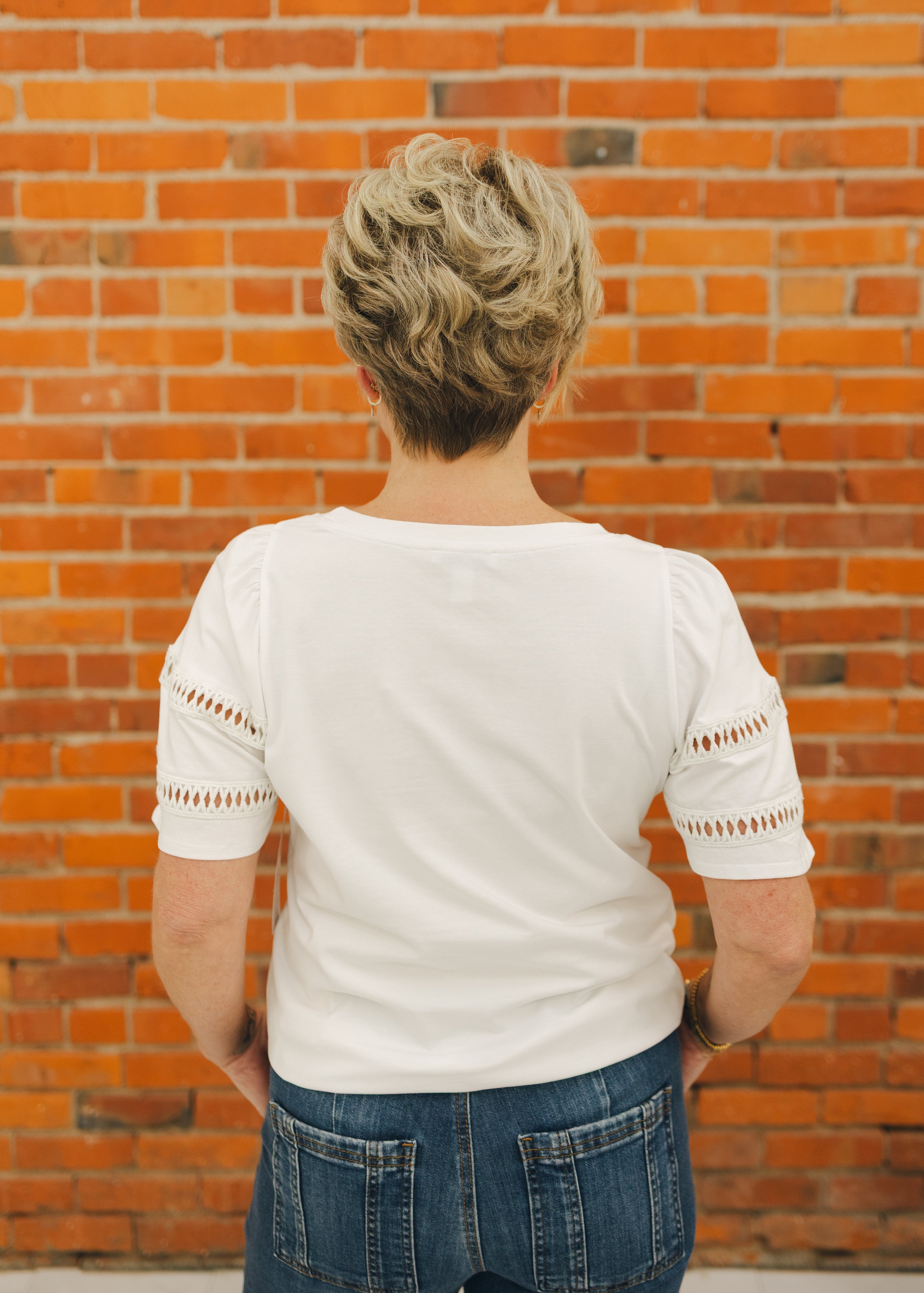 Tribal Flutter Sleeve Top