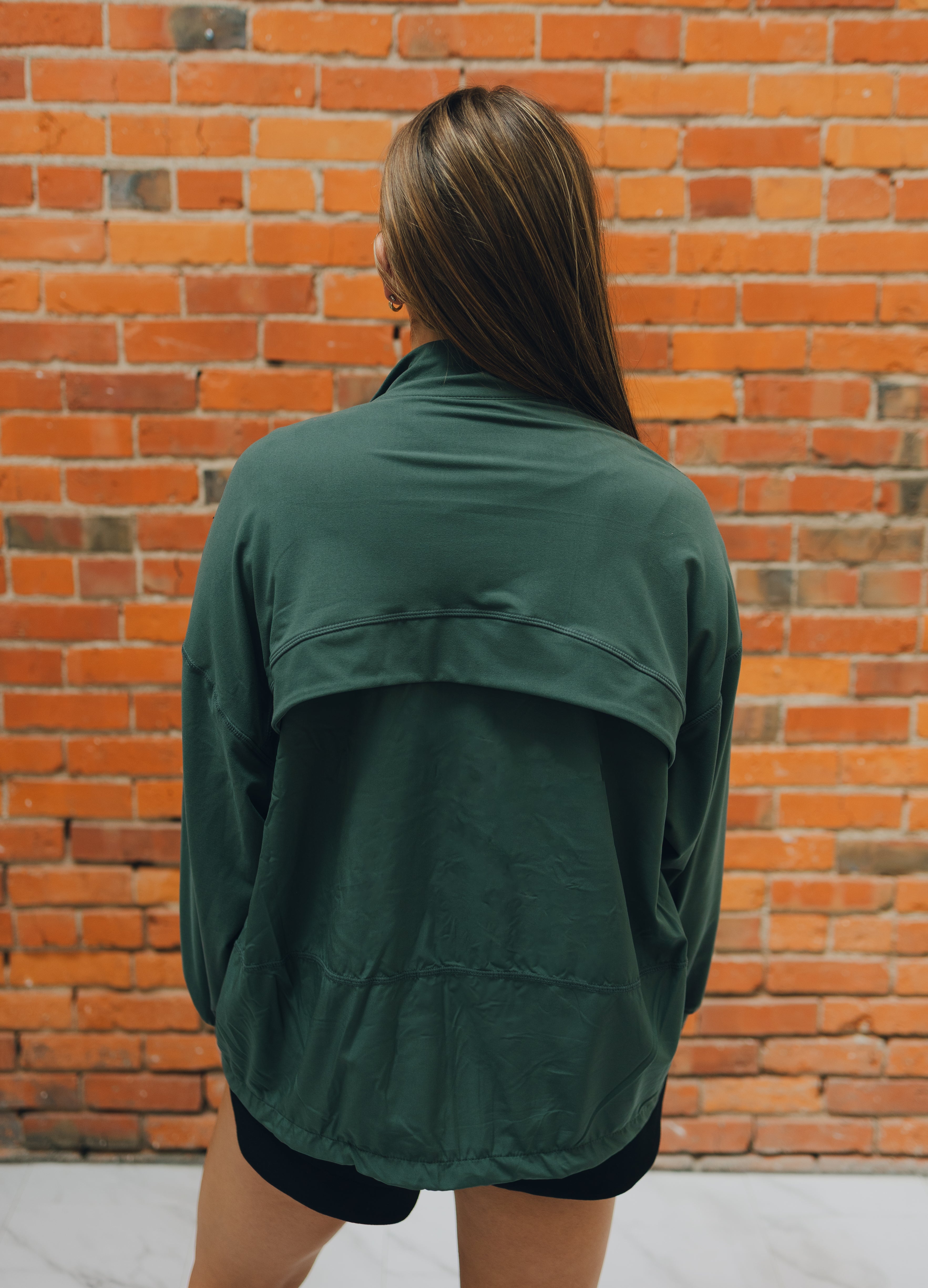 Recycled Butter Zip-Up Jacket - Dark Forest