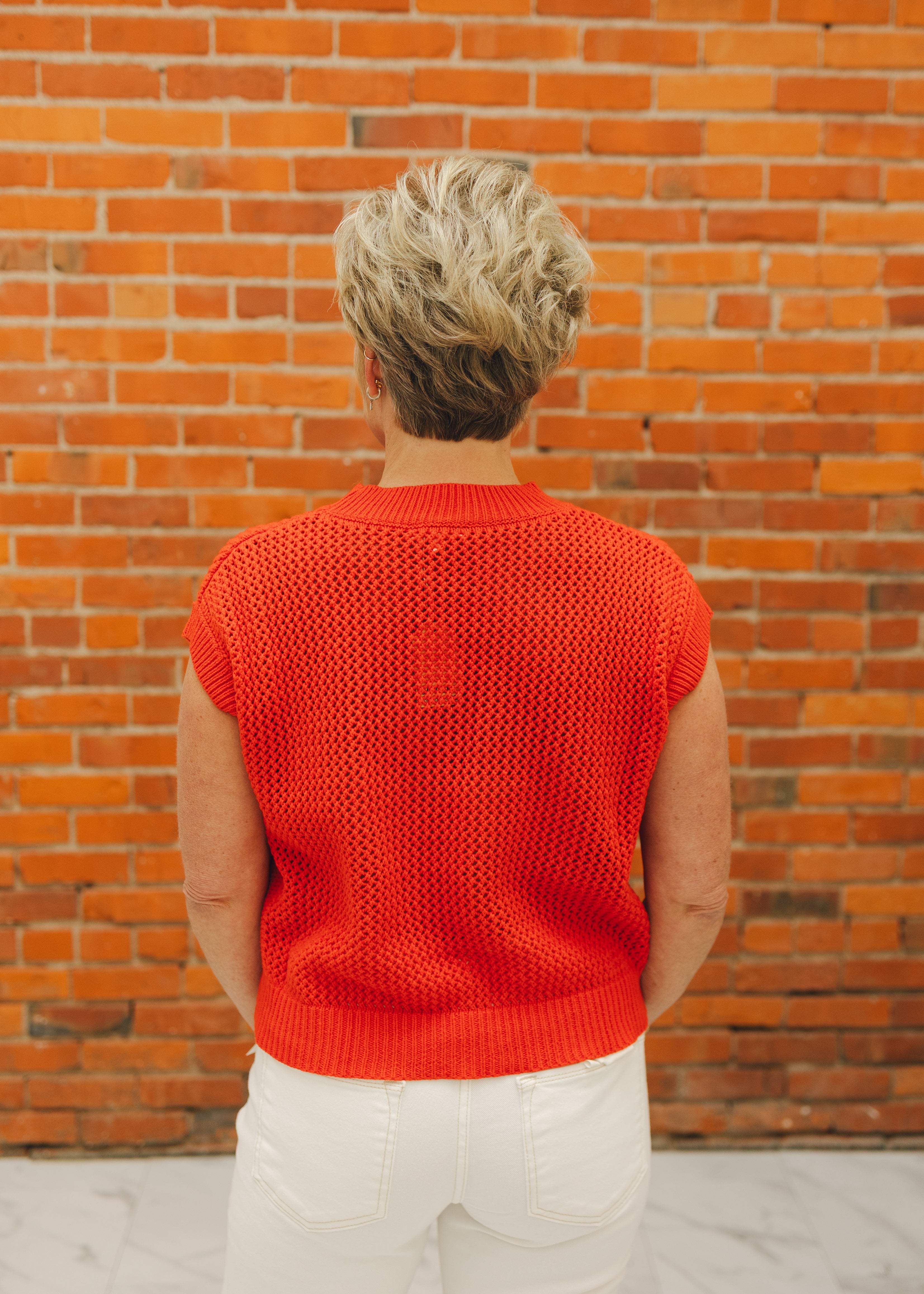 Drop Shoulder Lightweight Knit Sweater