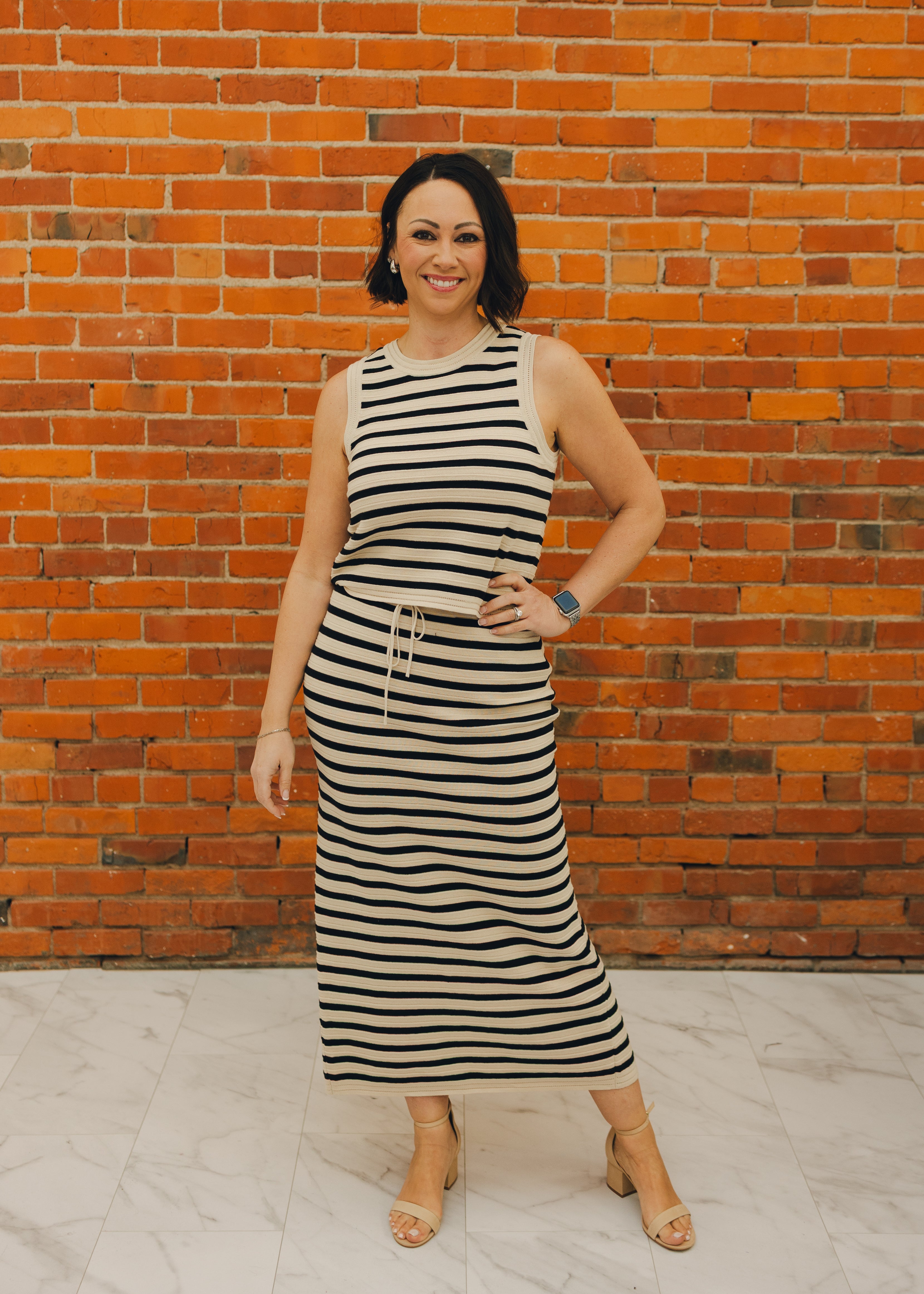 Z Supply Emori Striped Skirt