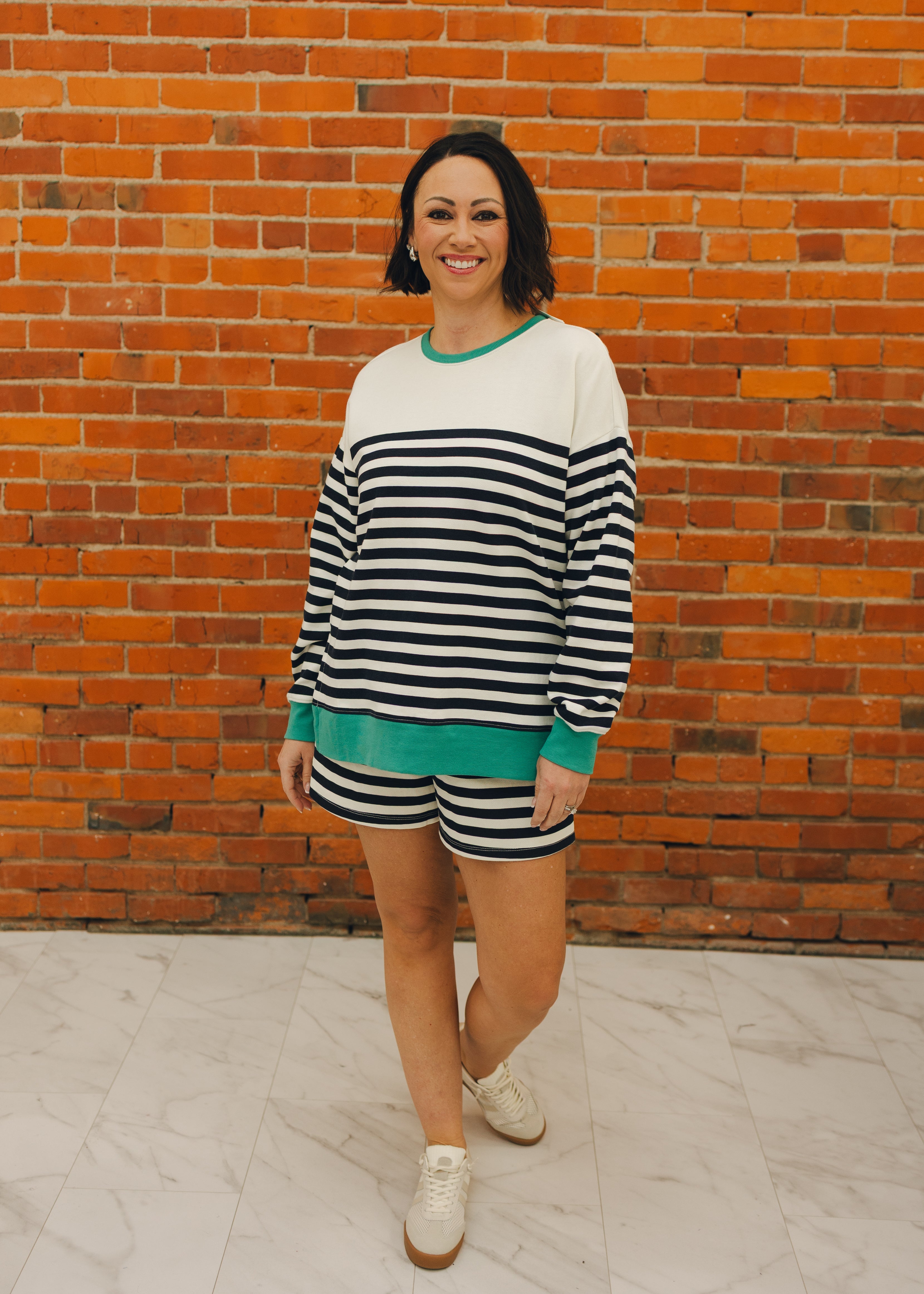 Z Supply Low Key Stripe Shorts