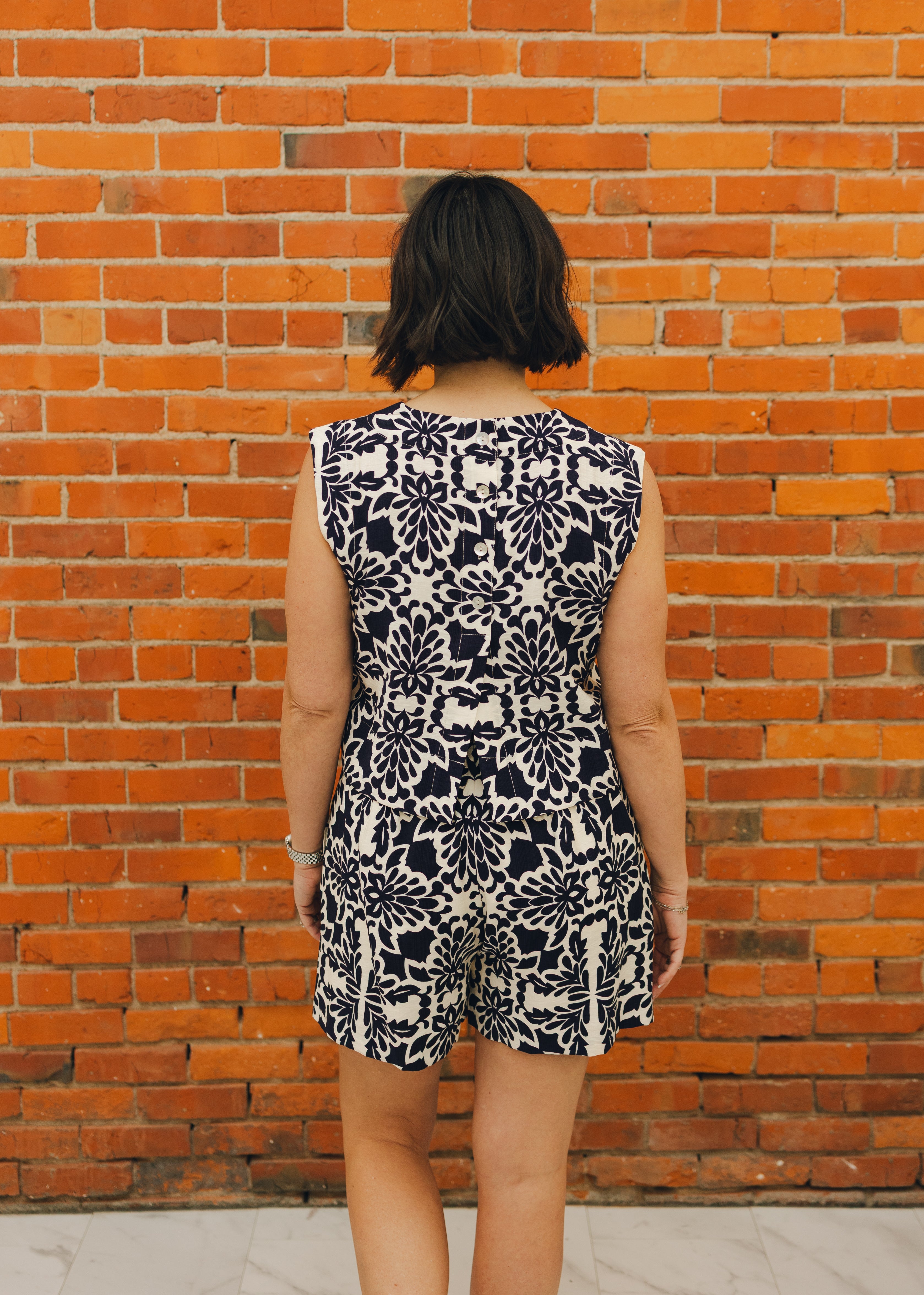 Printed Shorts with Elastic Waistband