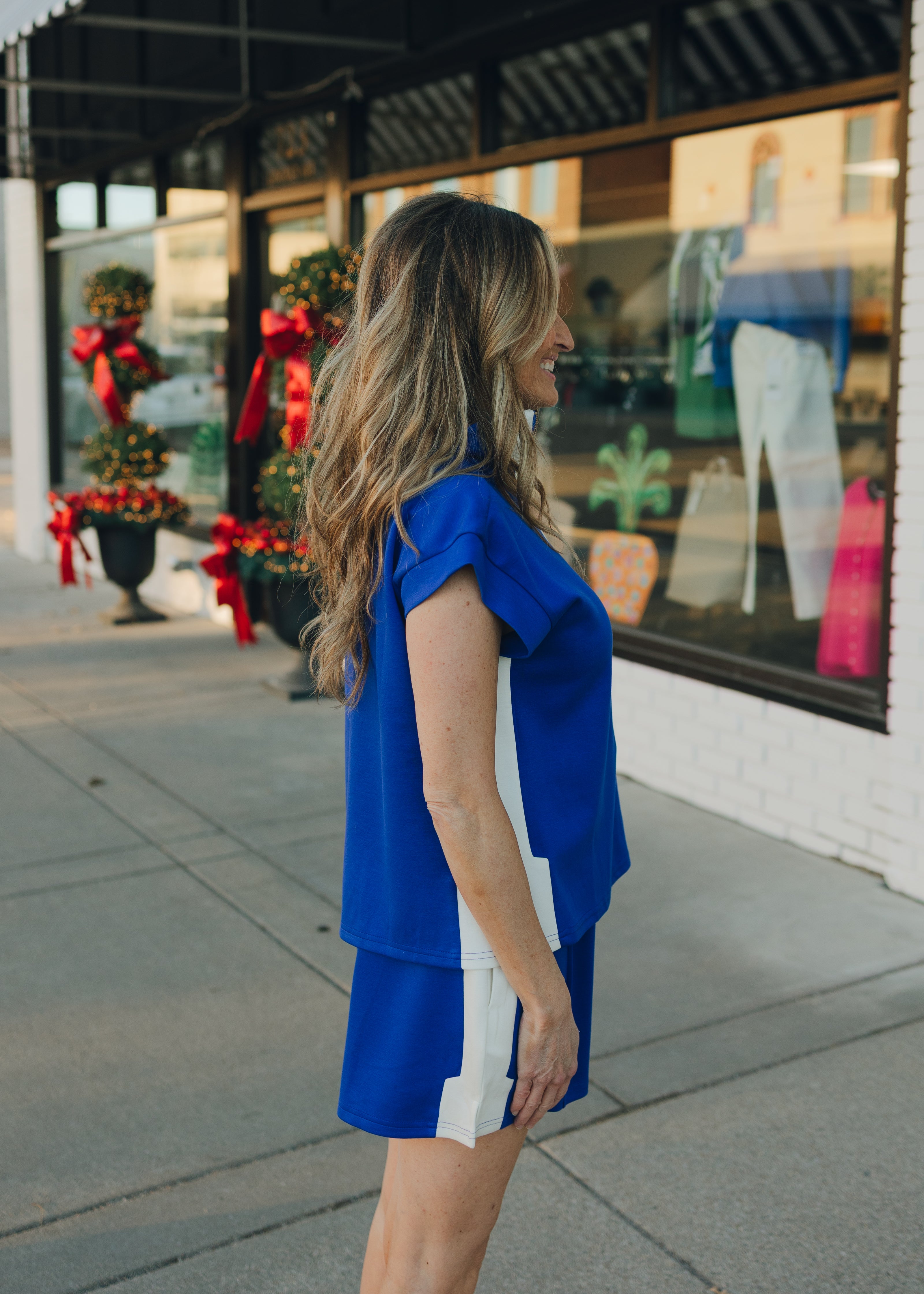 Drop Shoulder Front Zip Set