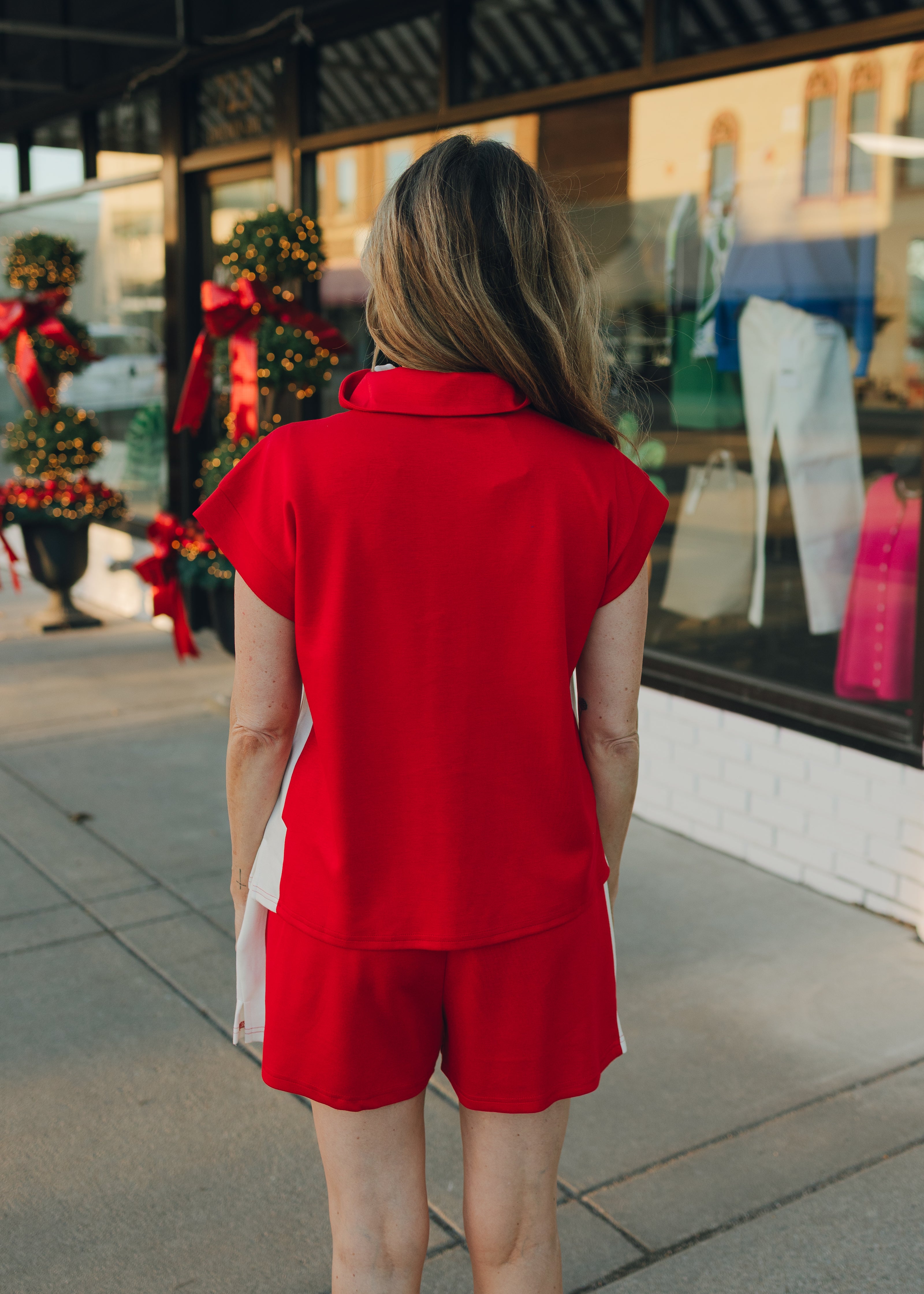 Drop Shoulder Front Zip Set