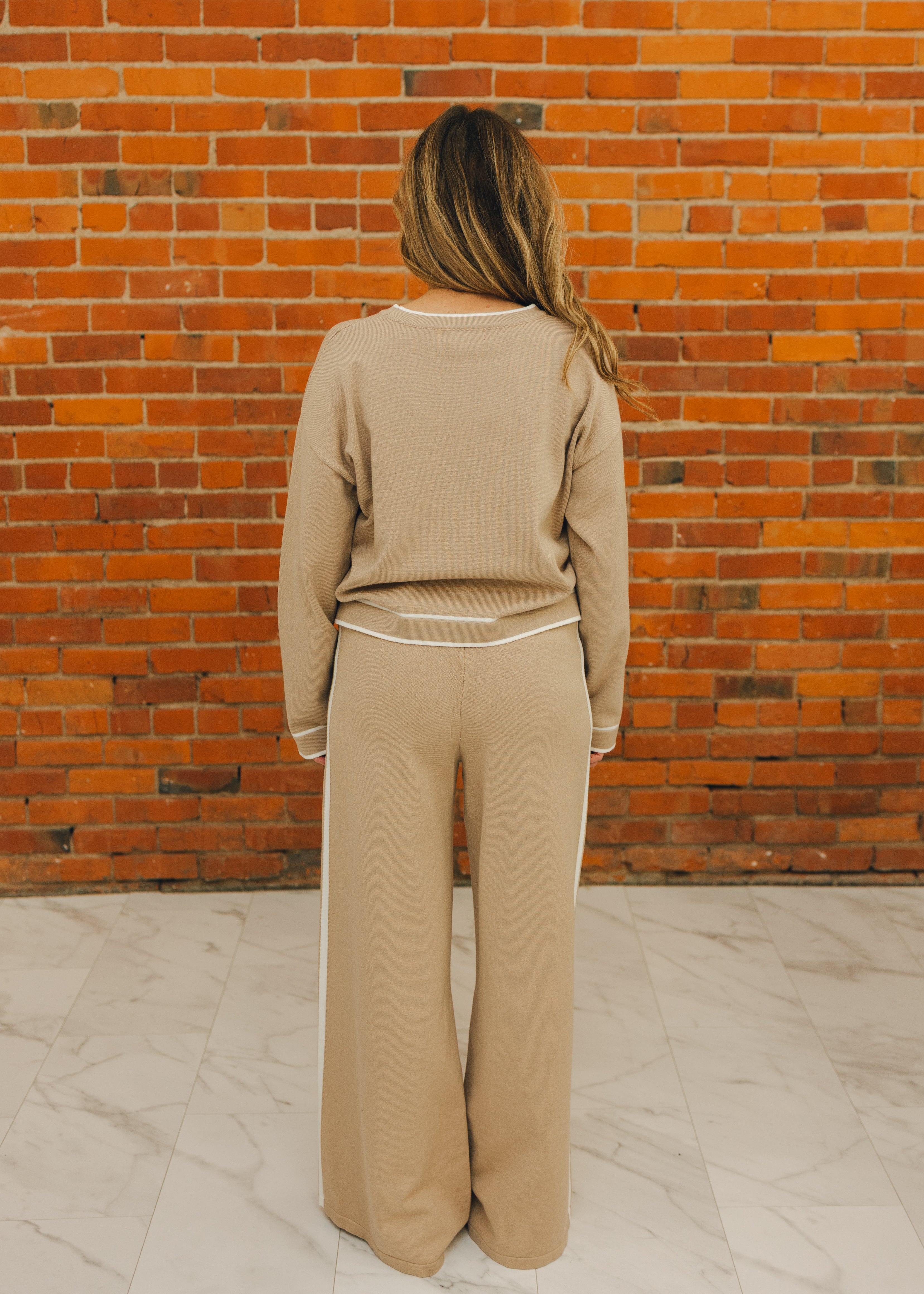 Elan Wide Leg Contrast Pants
