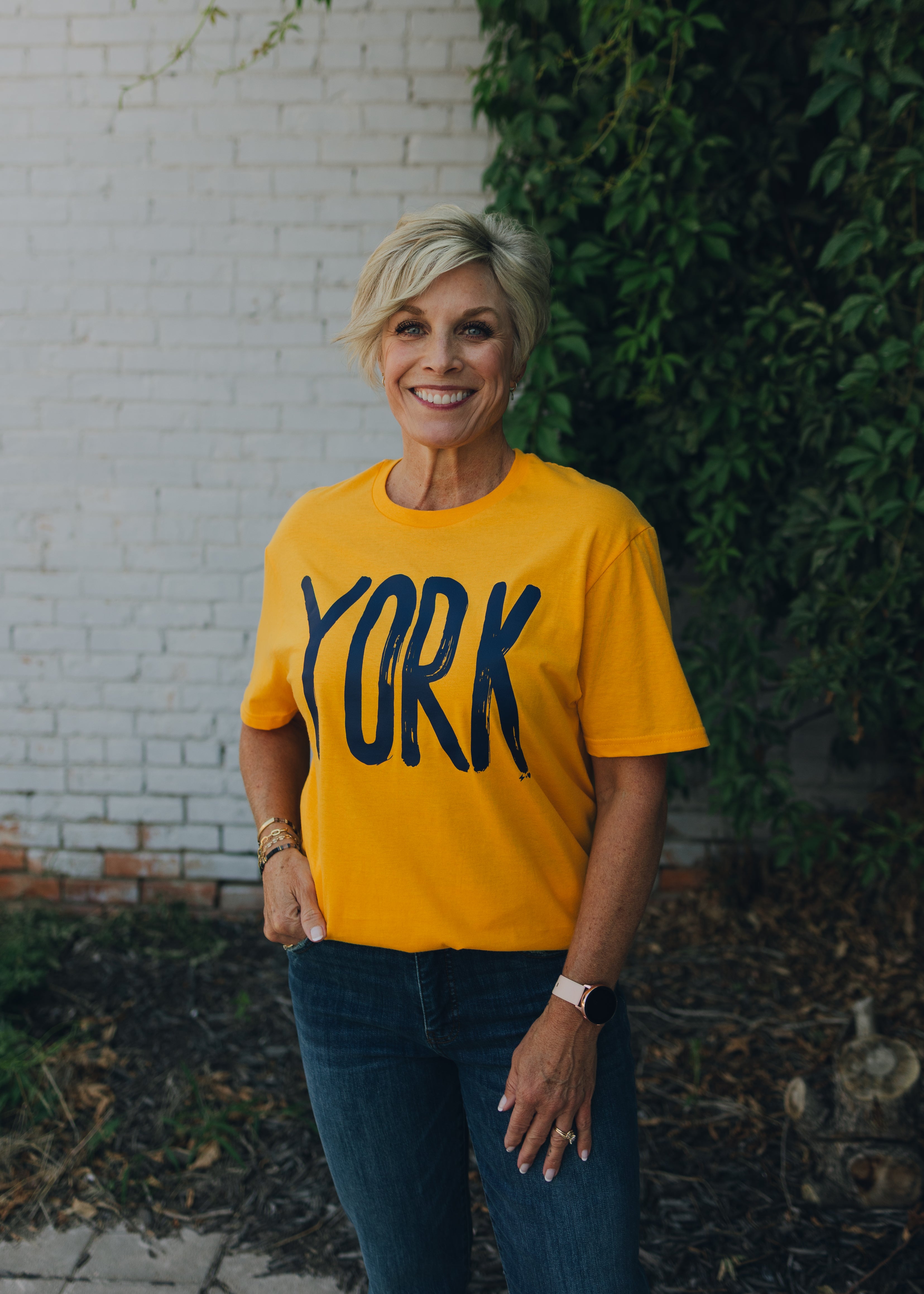York Brushed Skinny Custome Spirit Tee
