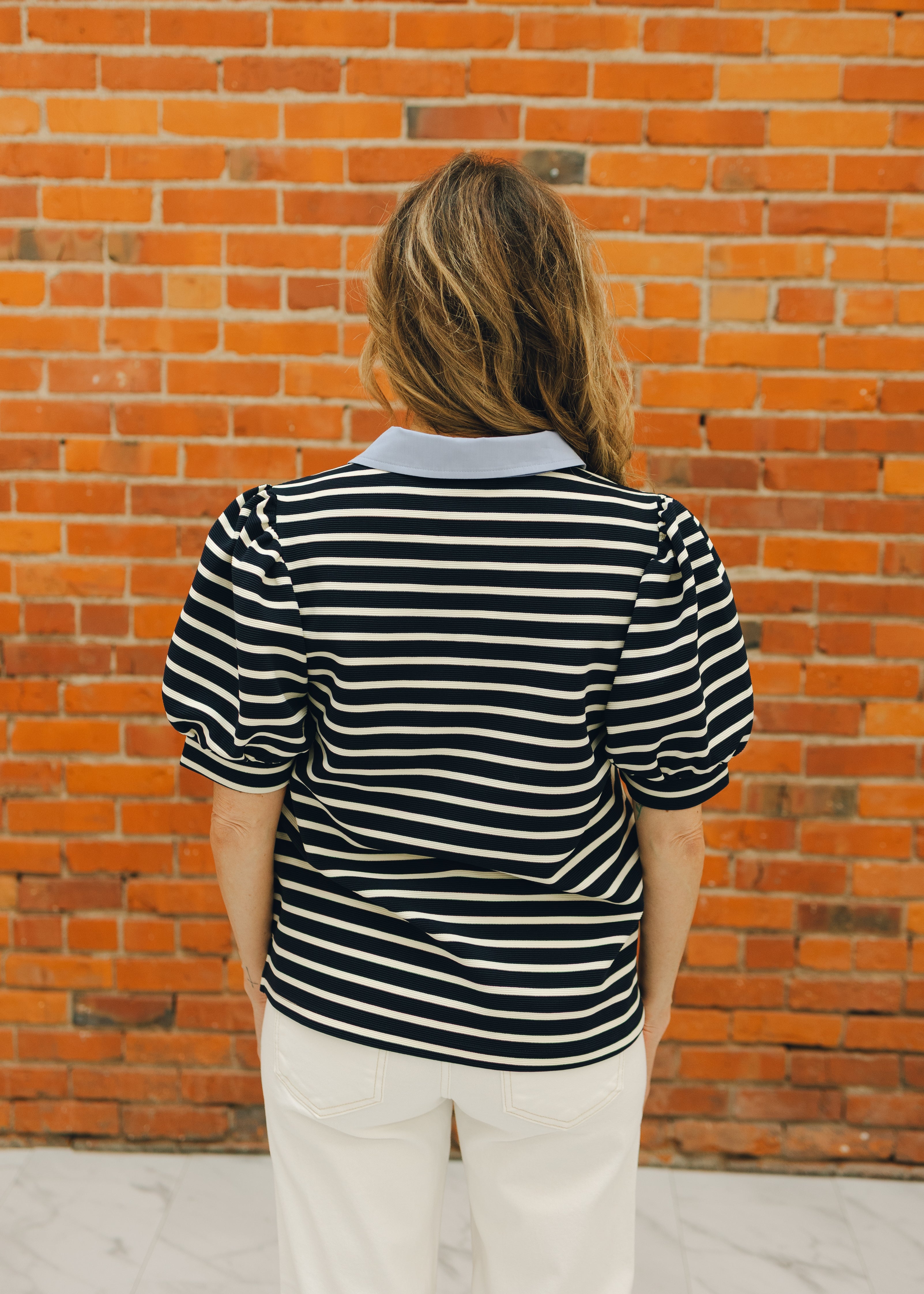 Short Sleeve Striped Top