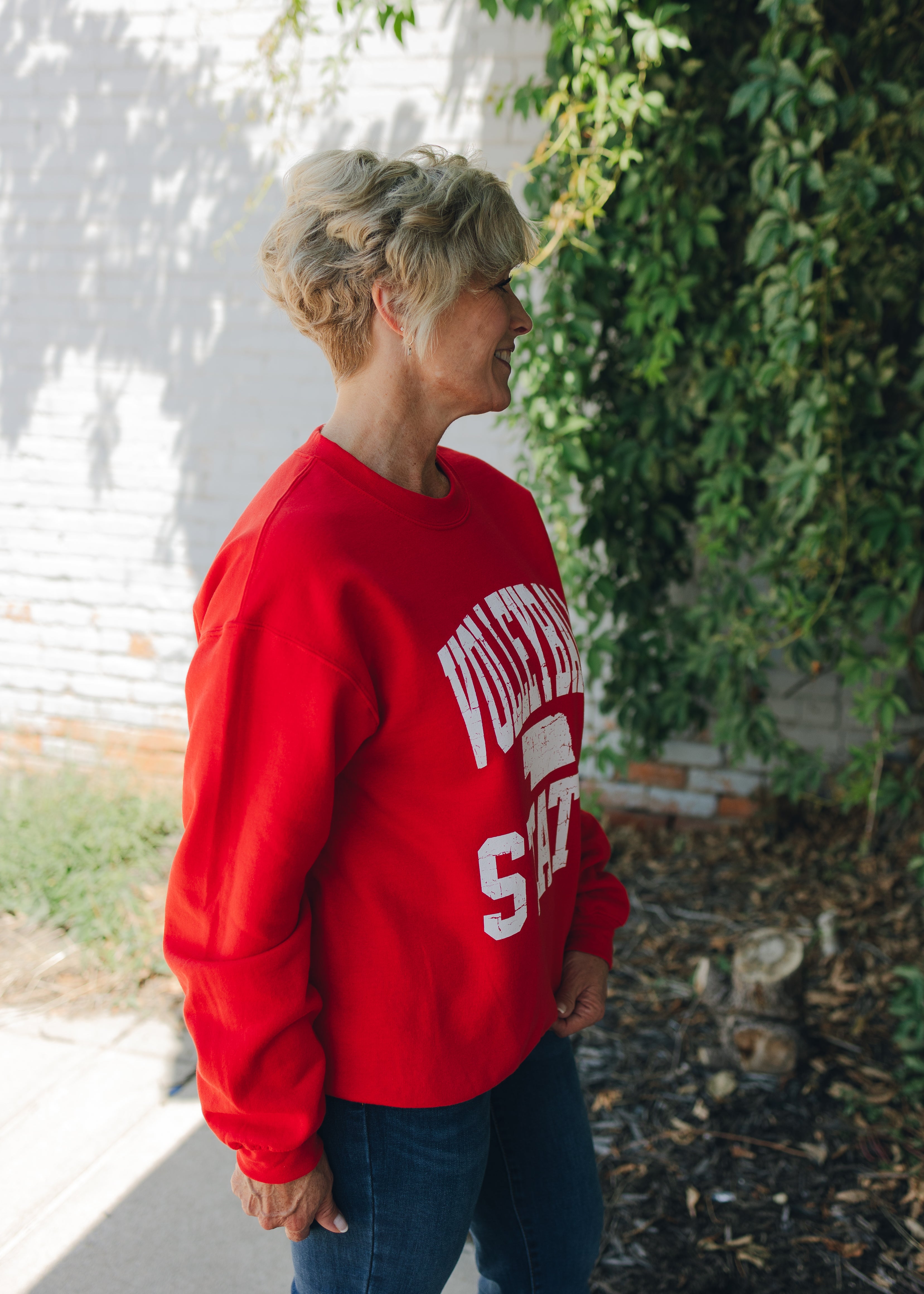 Volleyball State Graphic Sweatshirt