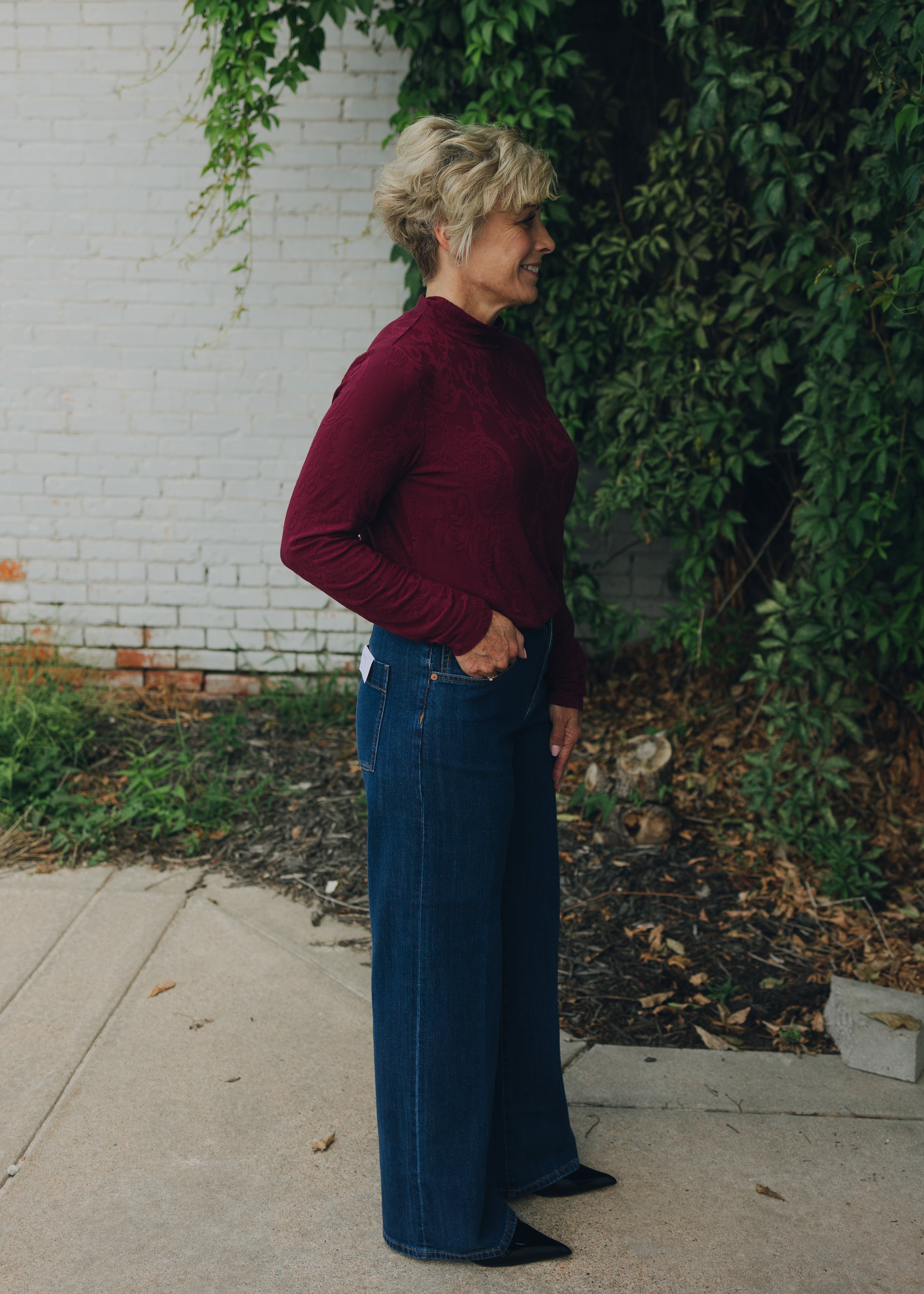 Tribal Brooke Hugging Wide Trouser Jean