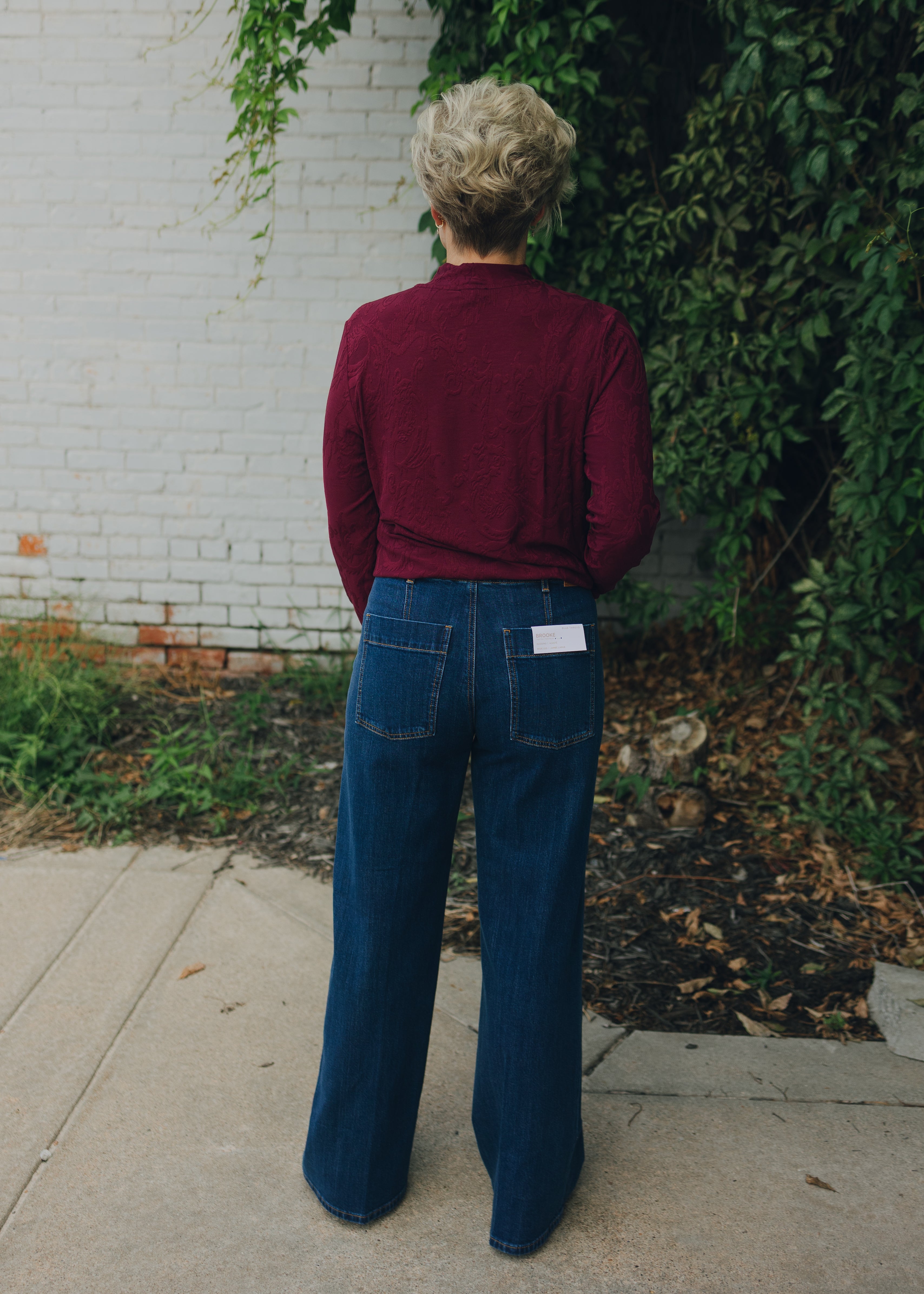 Tribal Brooke Hugging Wide Trouser Jean