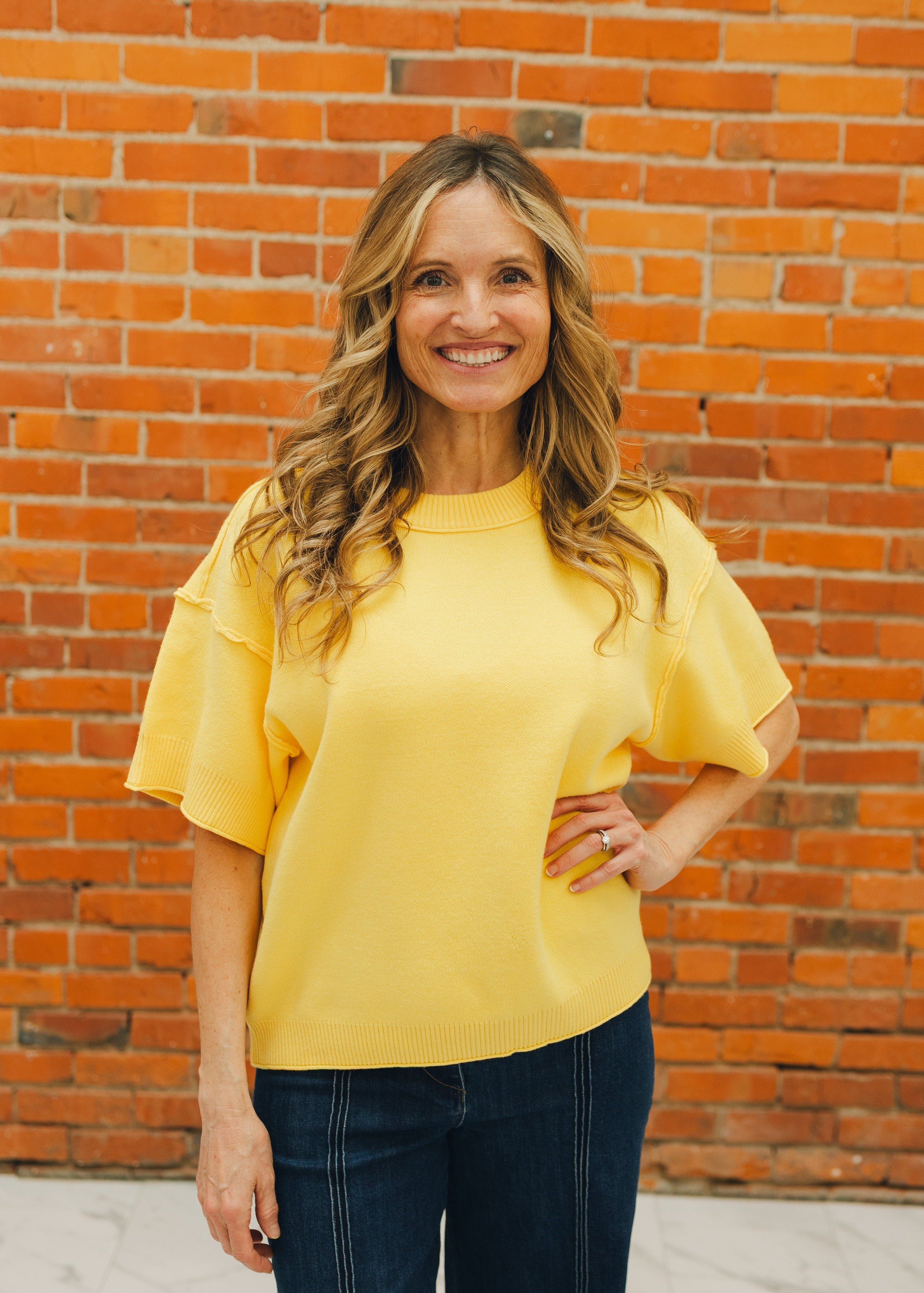 Drop Shoulder Comfy Sweater