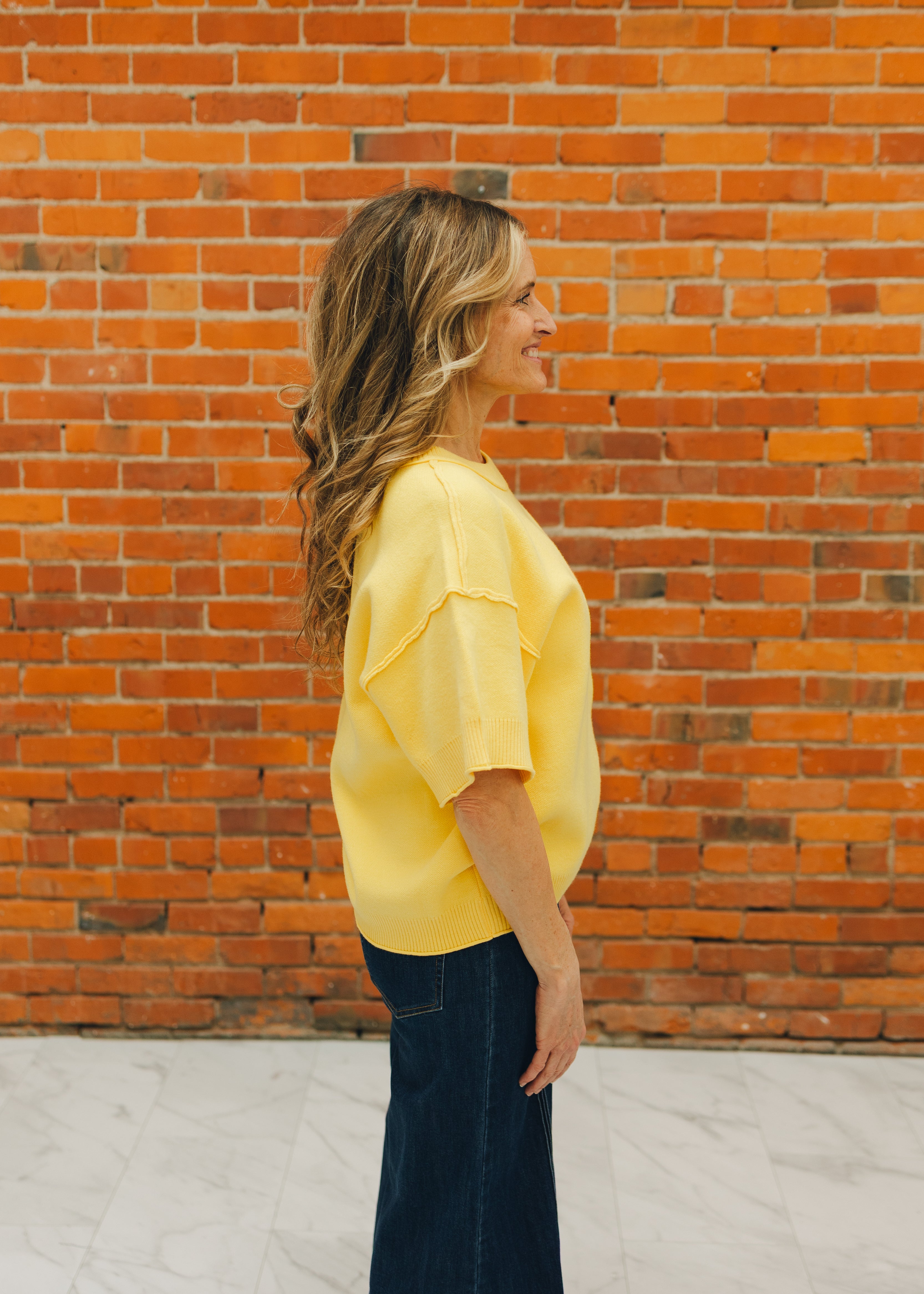Drop Shoulder Comfy Sweater