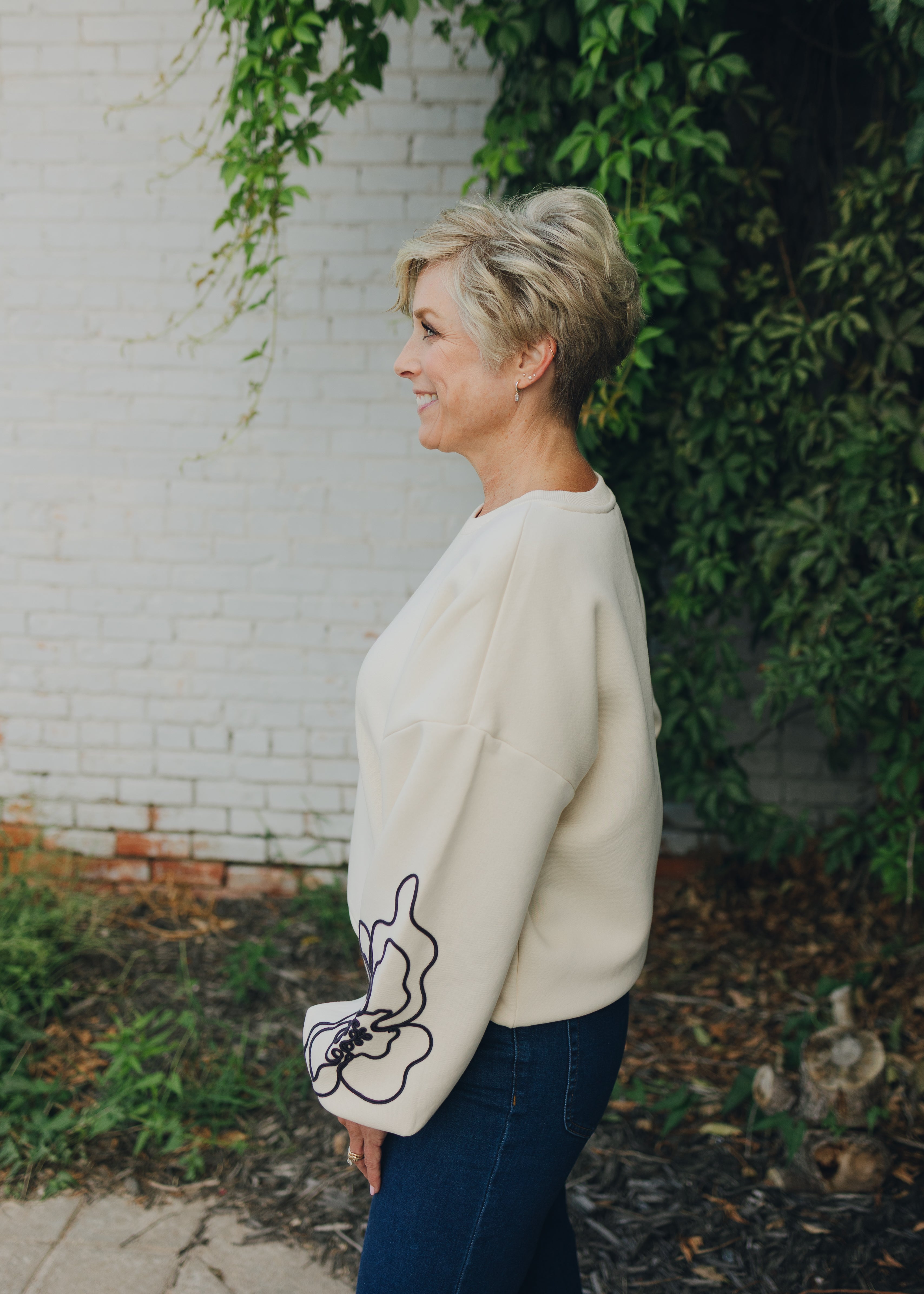 Tribal Crew Neck Top