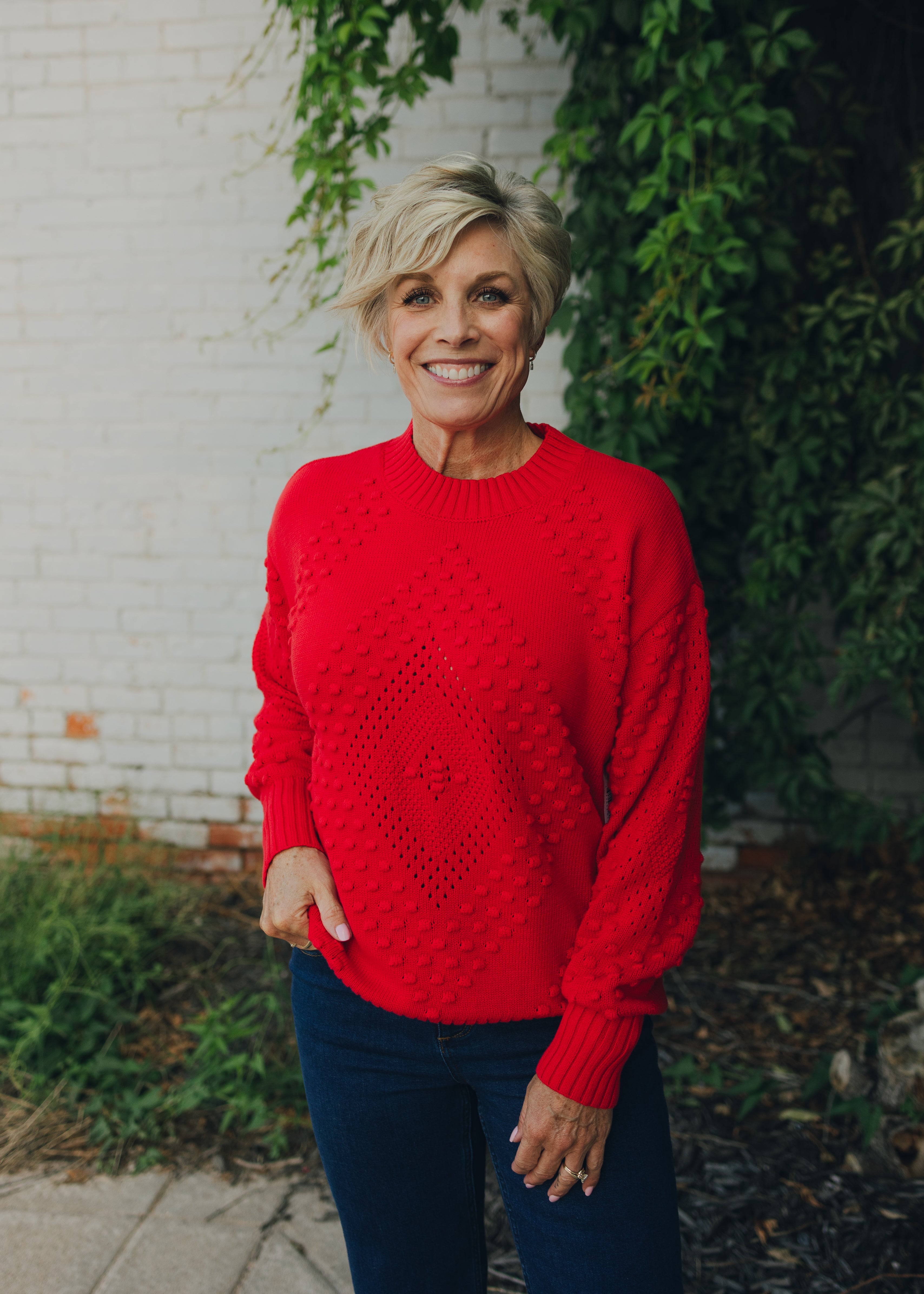 Tribal L/S Crew Neck Sweater