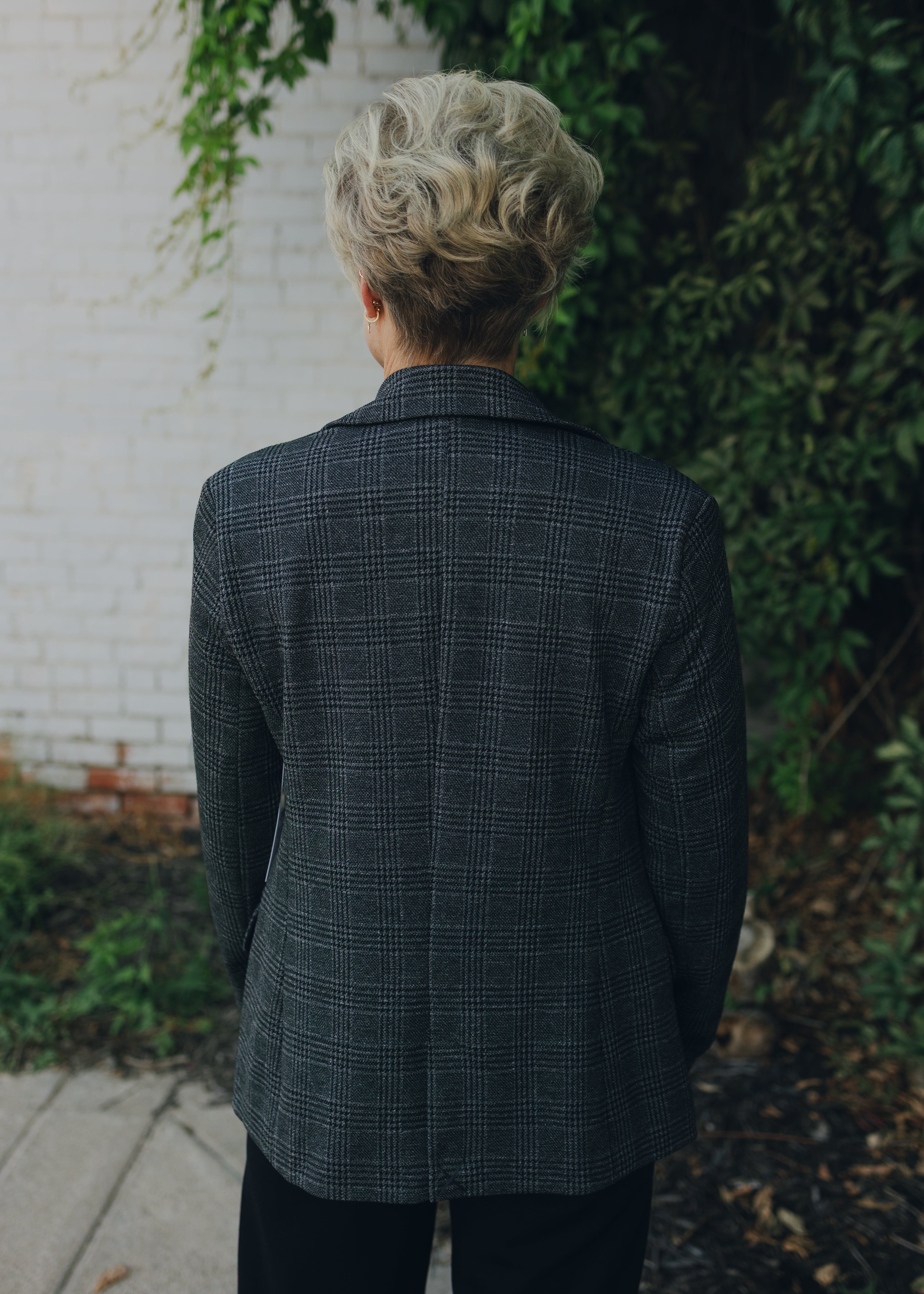 Tribal Roll Sleeve Lined Blazer