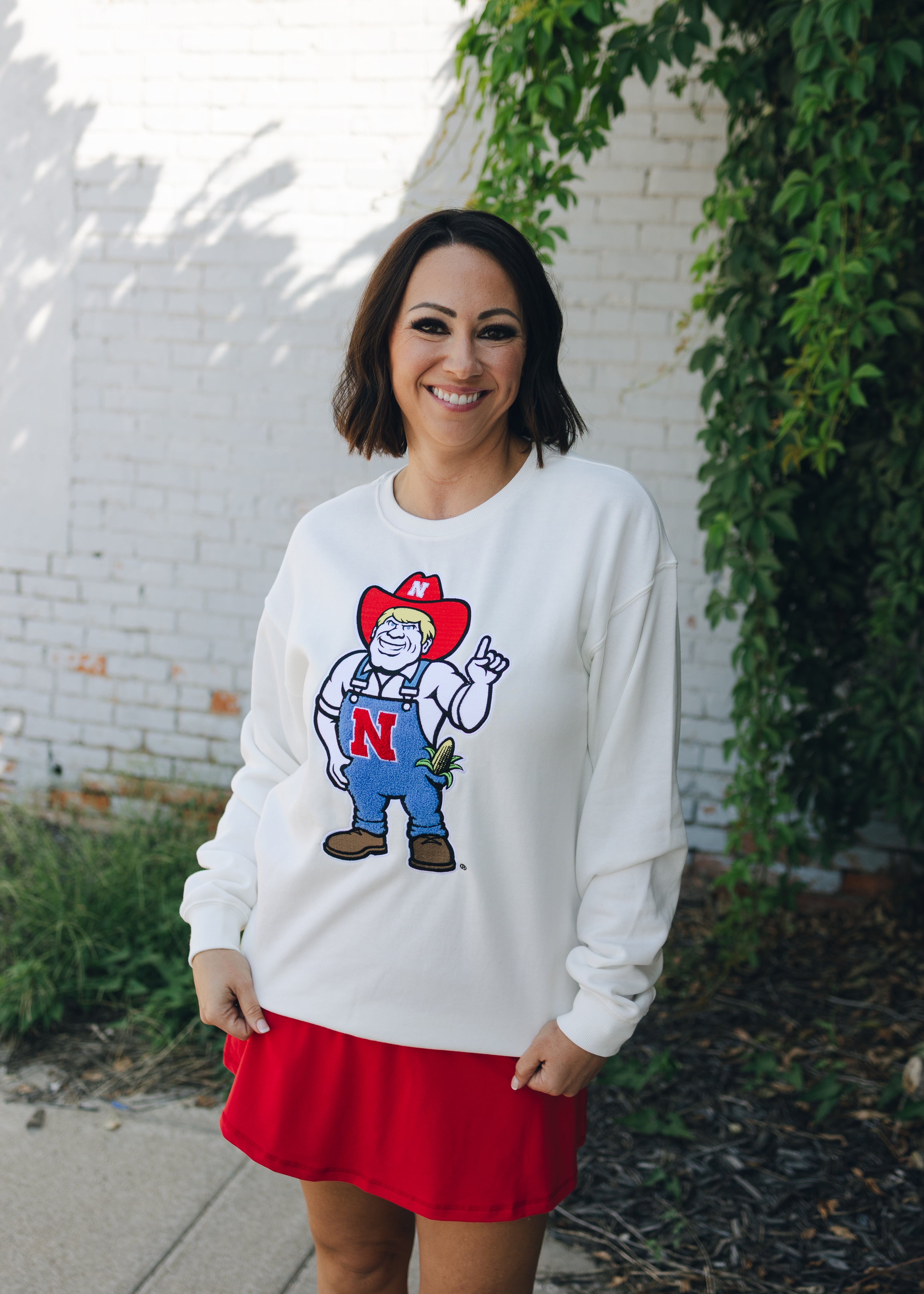 Nebraska Mascot Chenille Sweatshirt